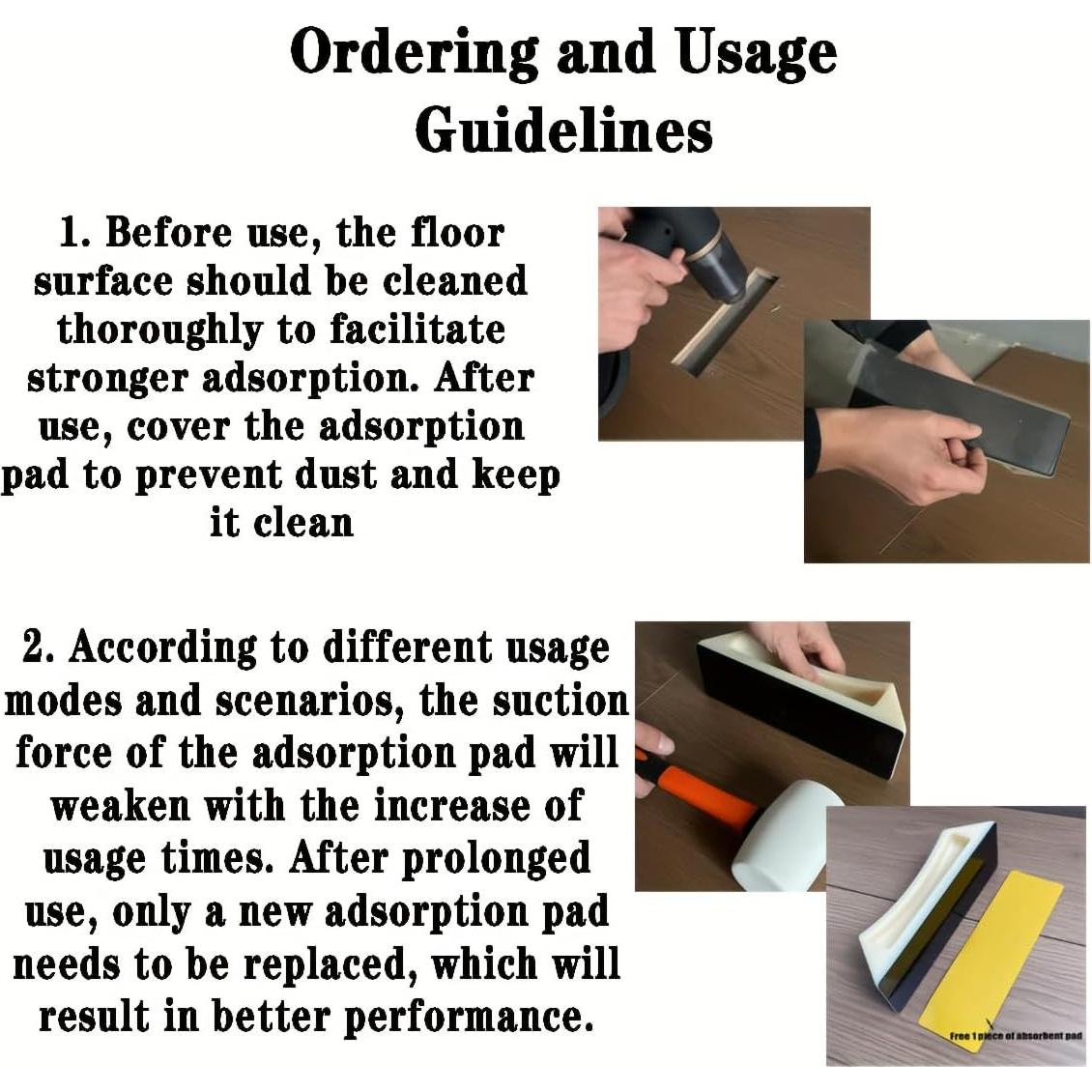 Kit de Reparación de Pisos Laminados BVY - Ventosa Mejorada 0.59 kg