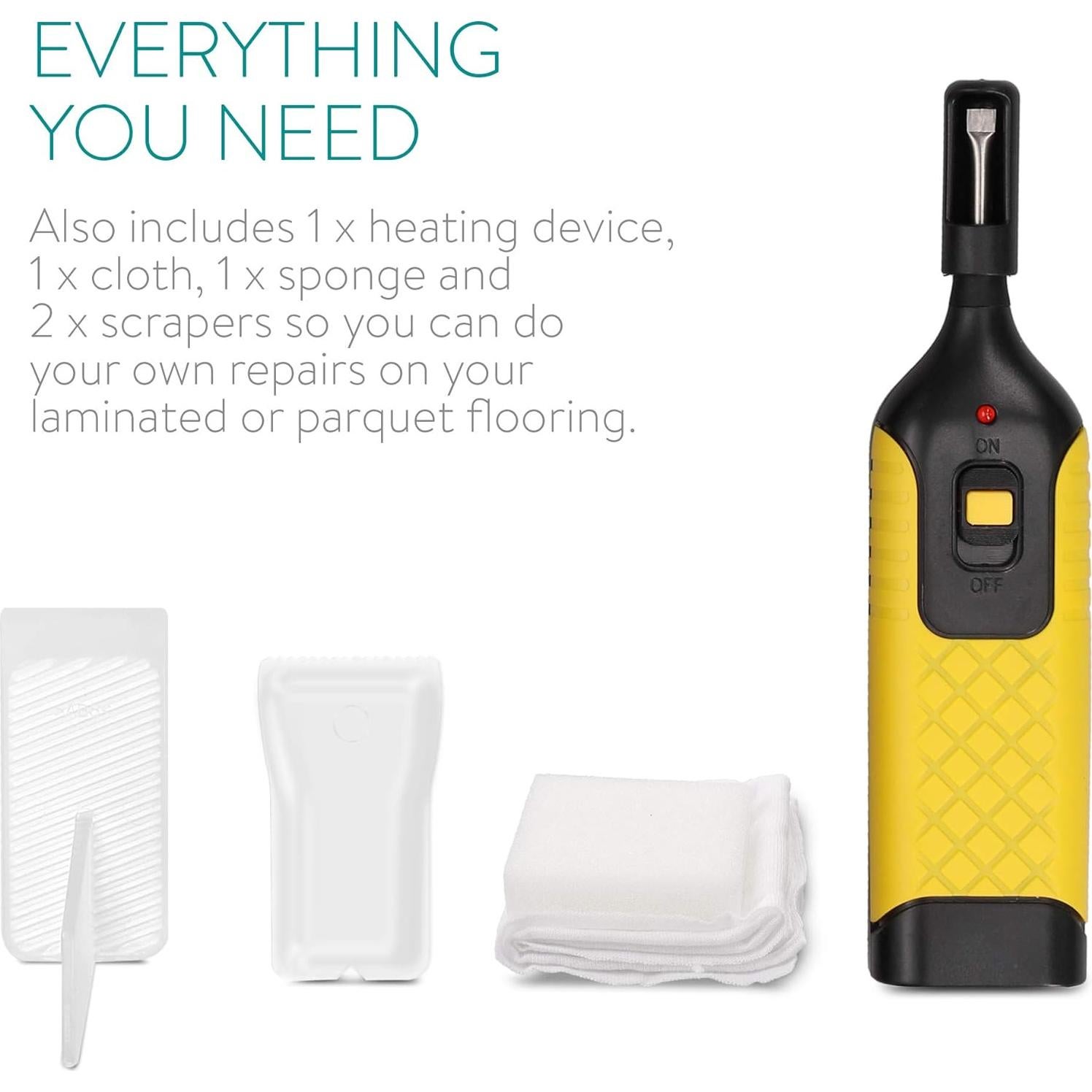 Kit de Reparación de Suelos de Madera Navaris - 11 Barras de Cera