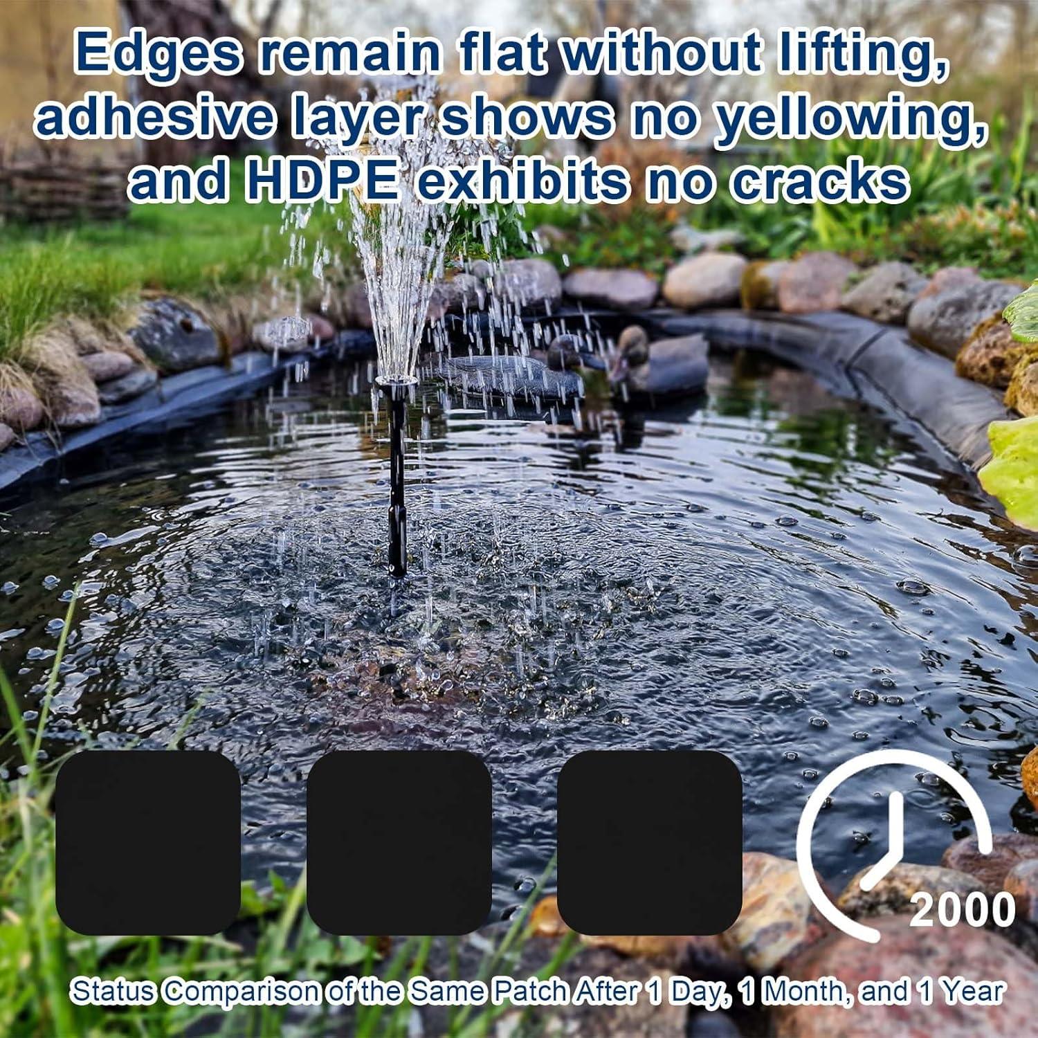 Kit de Reparación de Liner de Estanque Incycall - 21x21cm - 2 Piezas