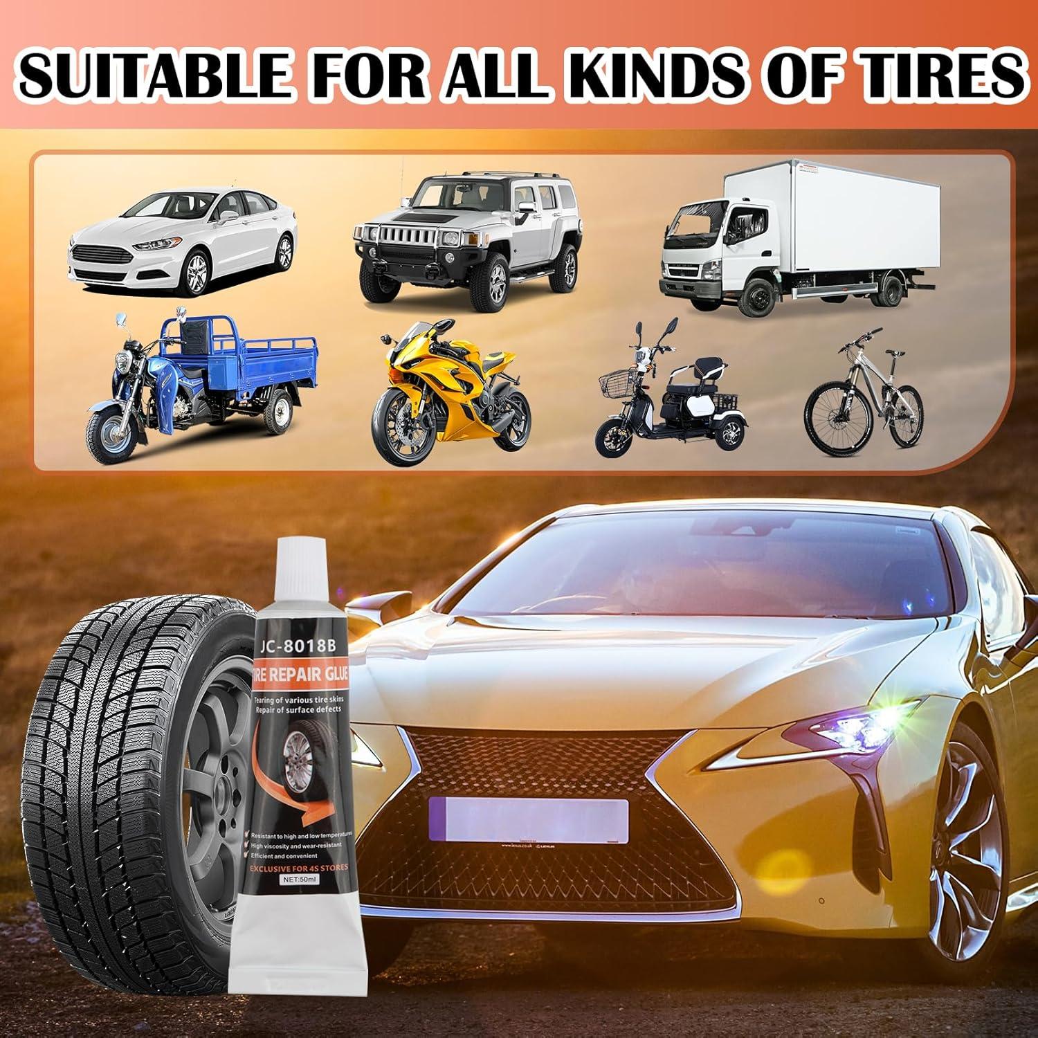 Pegamento Figpade para Reparar Neumáticos de Coche 50ml