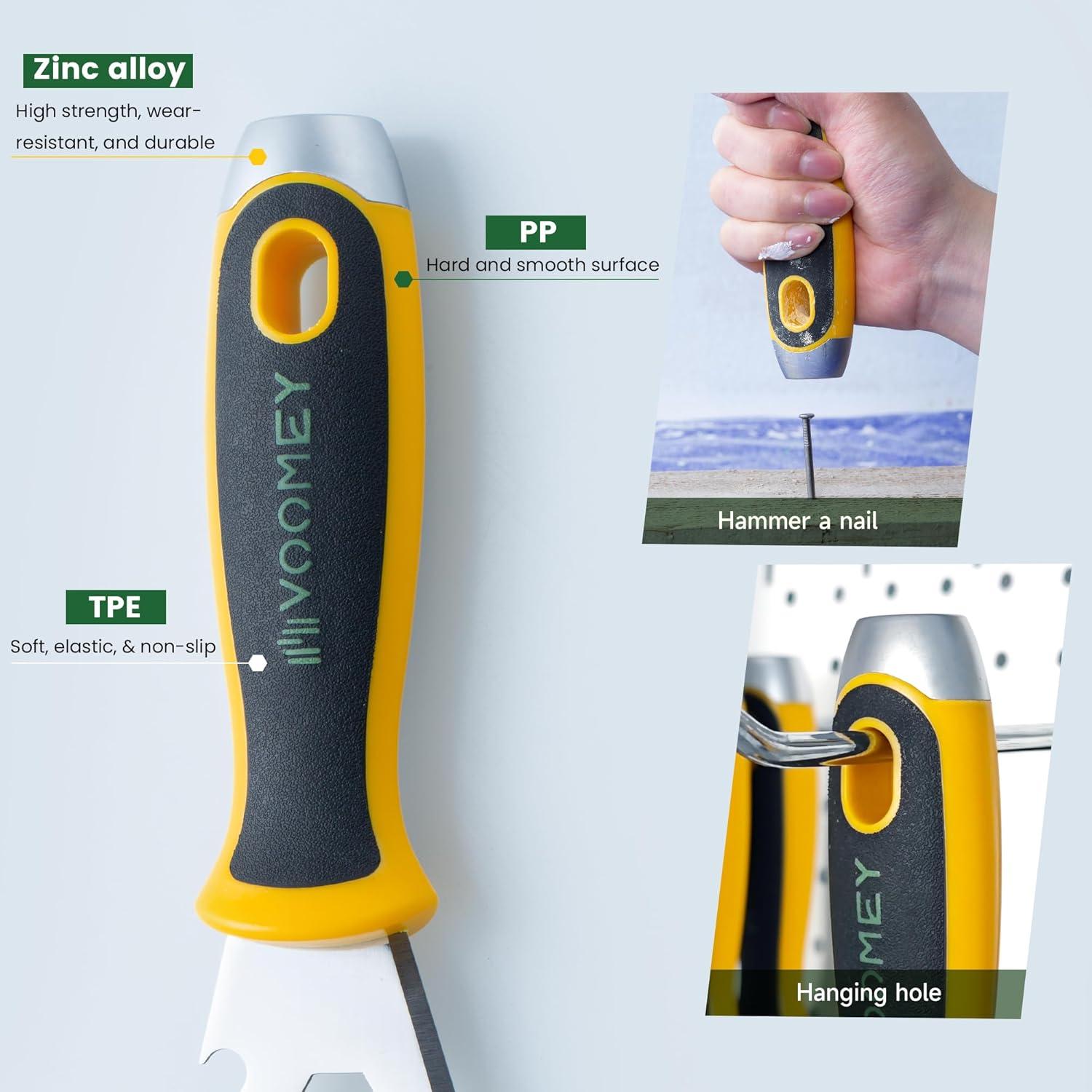 Cuchillo de Masilla 12-en-1 Voomey - Acero Inoxidable, 2 Pcs