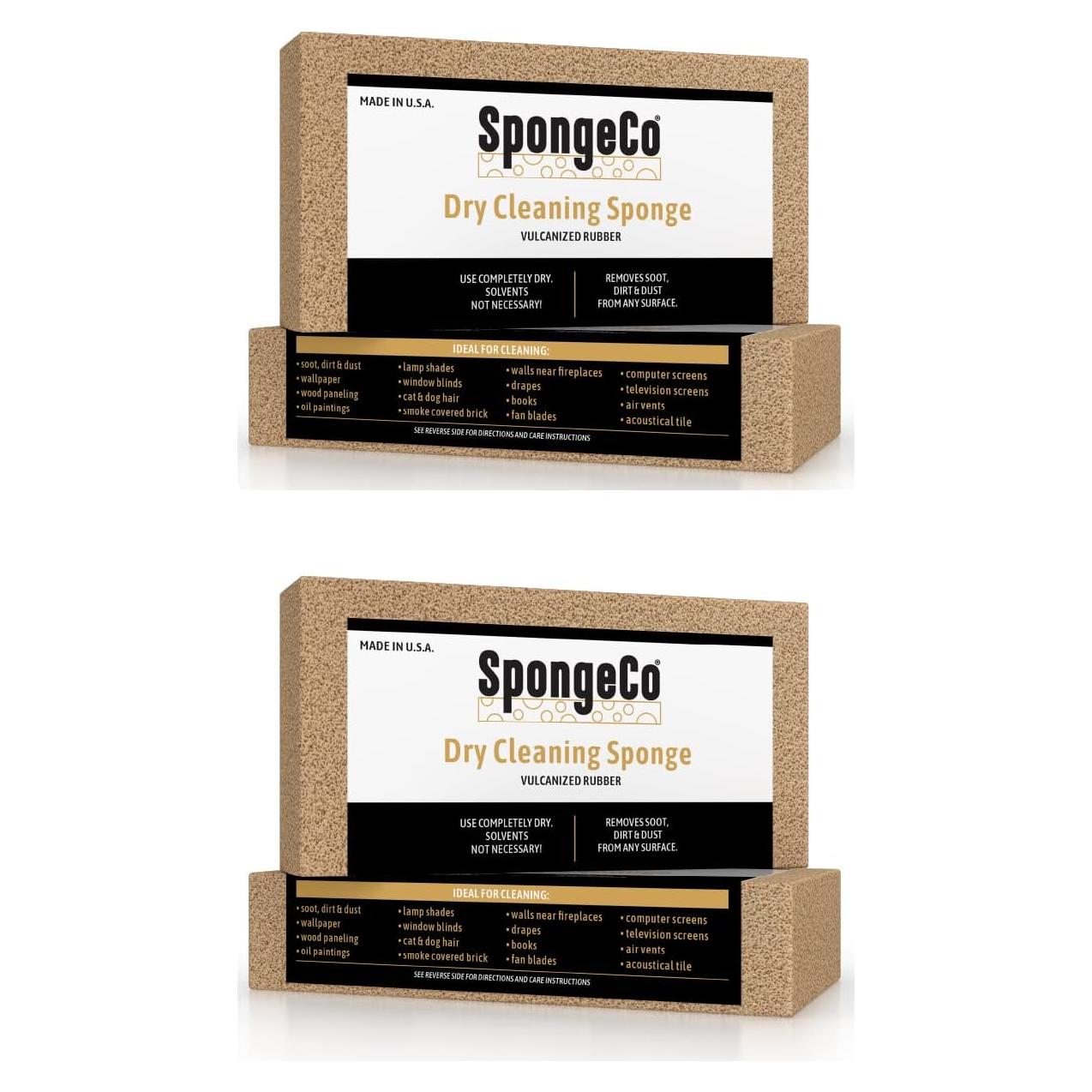 Esponja de Borrado SpongeCo - Limpieza en Seco 2 Paquete