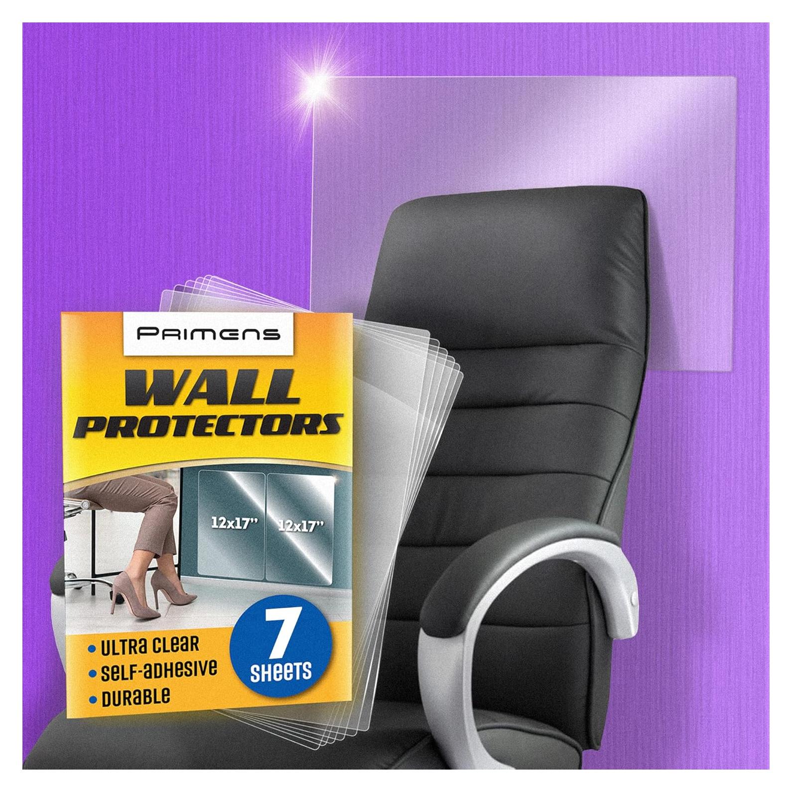 Protectores de Pared Transparentes Primens - 7 Hojas 43x30 cm