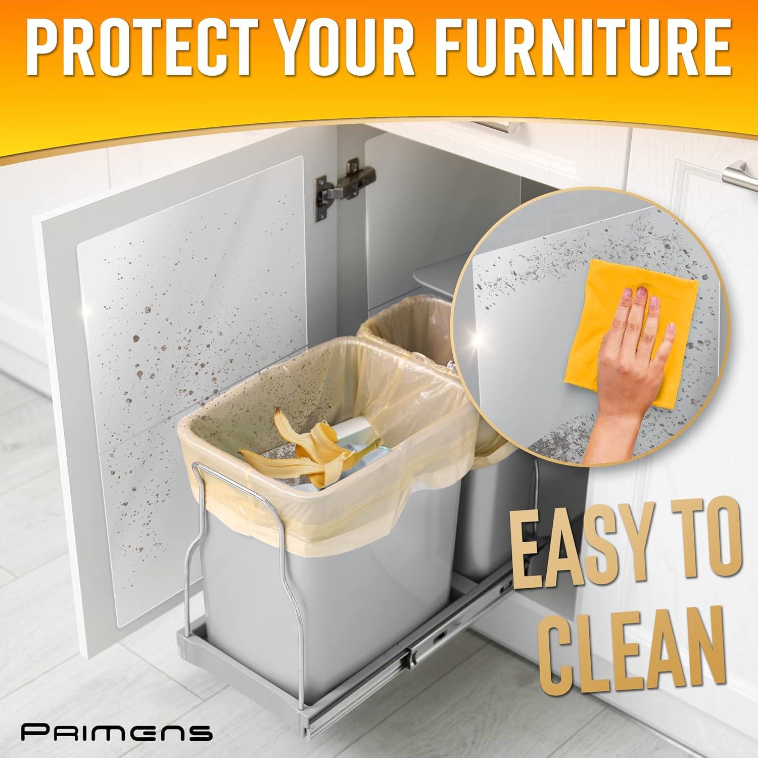 Protectores de Pared Transparentes Primens - 7 Hojas 43x30 cm