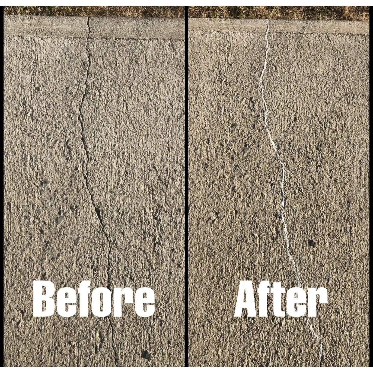 Rellenador de Grietas de Hormigón Bluestar 207 ml Gris Claro