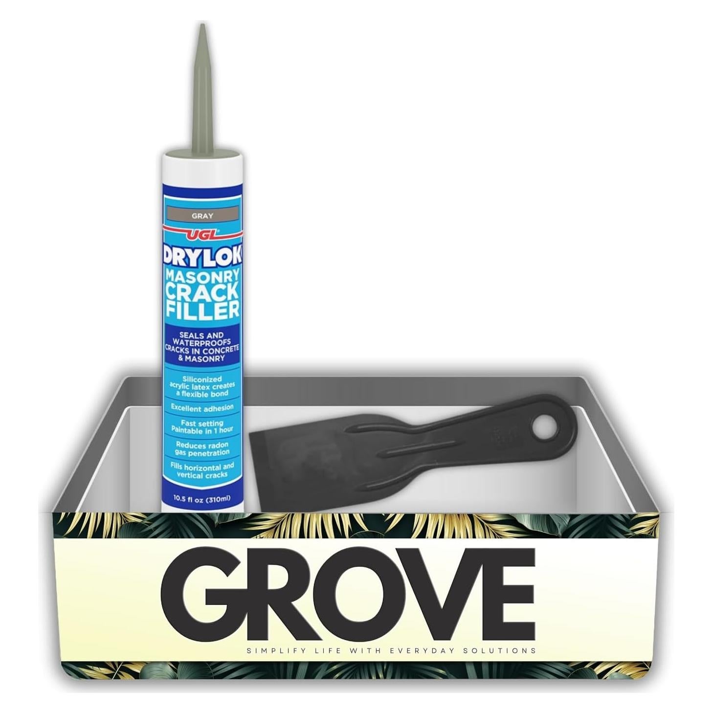 Relleno de Grietas de Concreto Drylok 10.5 oz con Espátula