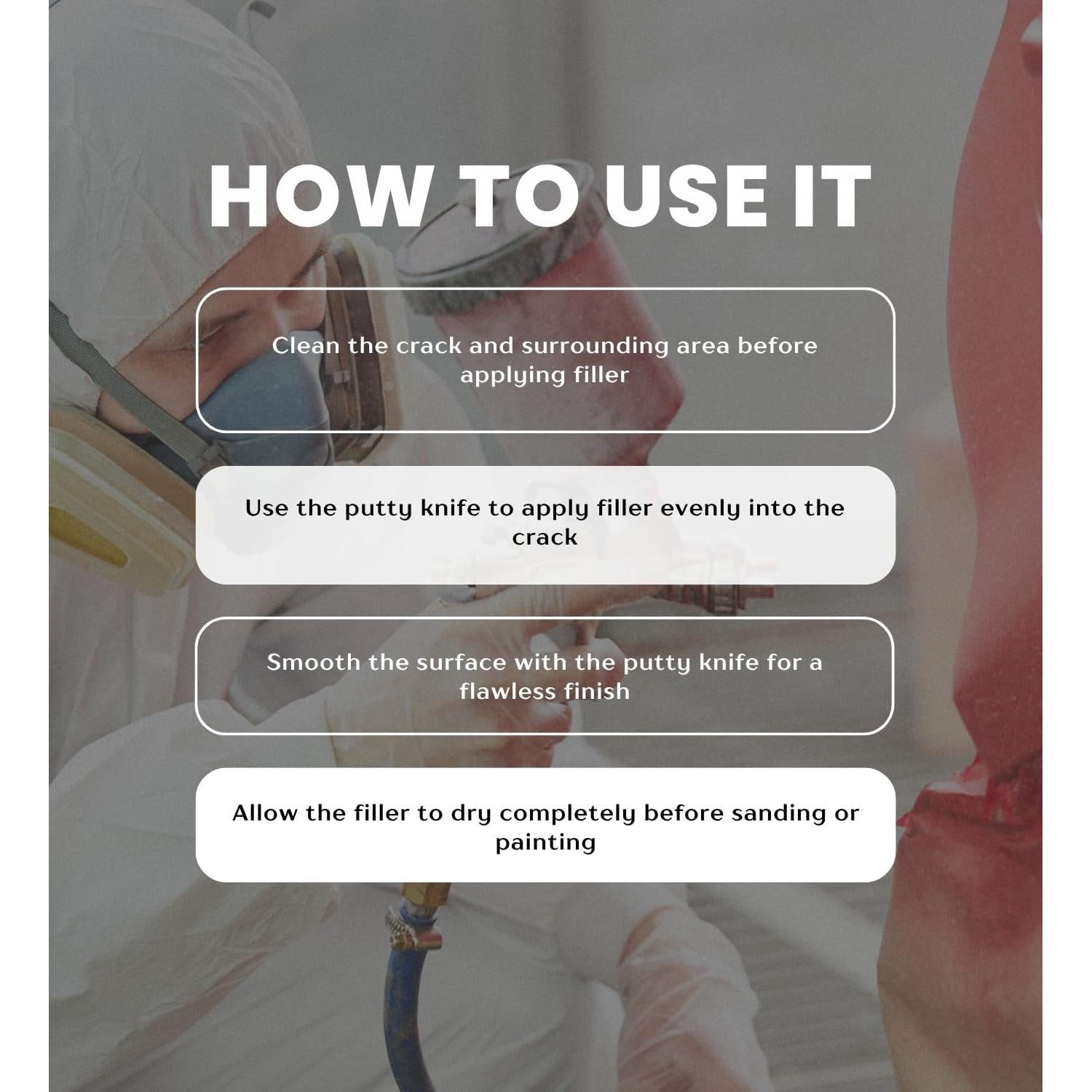 Relleno de Grietas de Concreto Drylok 10.5 oz con Espátula