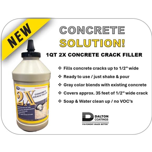 Sellador de Grietas de Concreto Dalton 1QT Autonivelante
