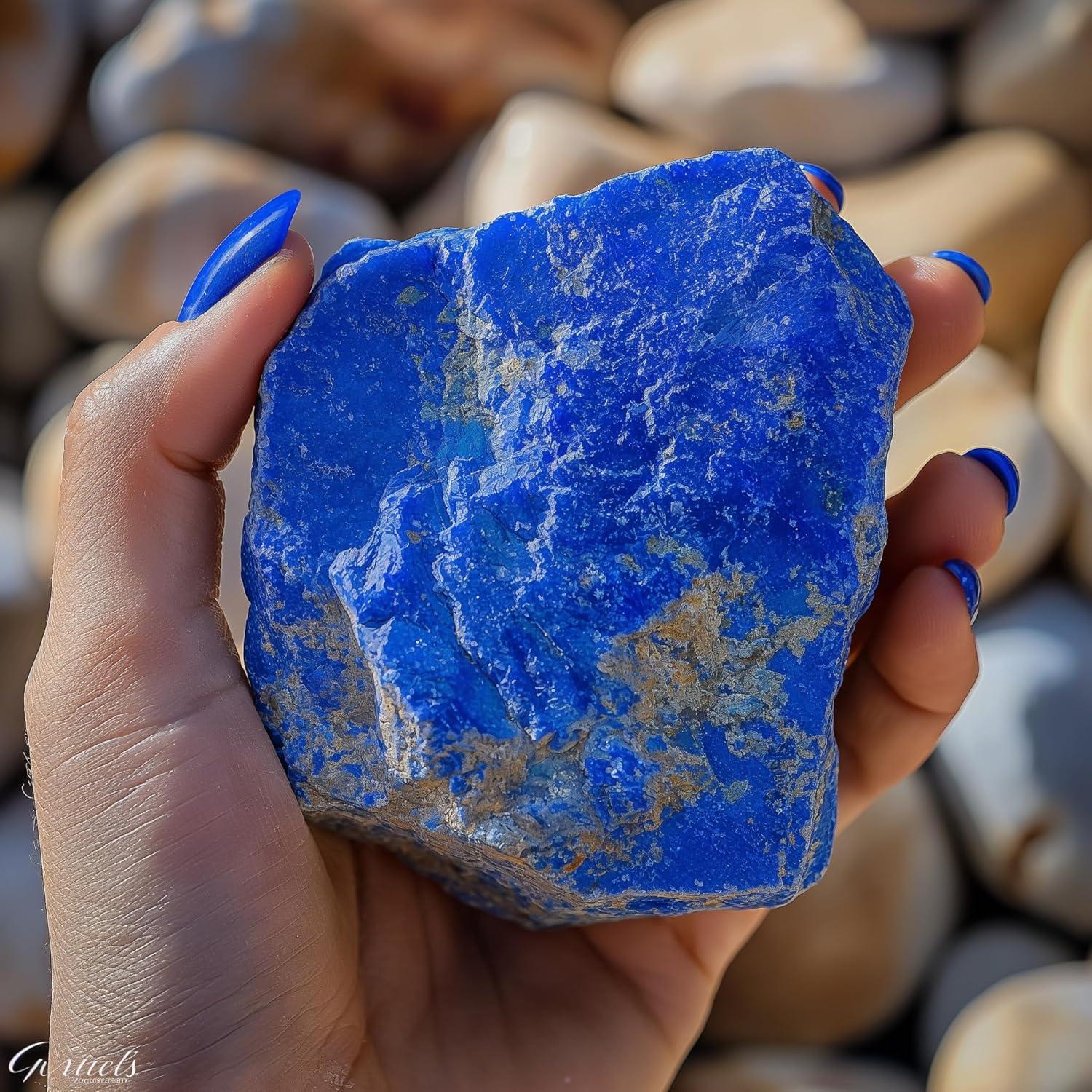 Cristales de Lapislázuli Crudo 0.91 kg Luckeeper para Meditación