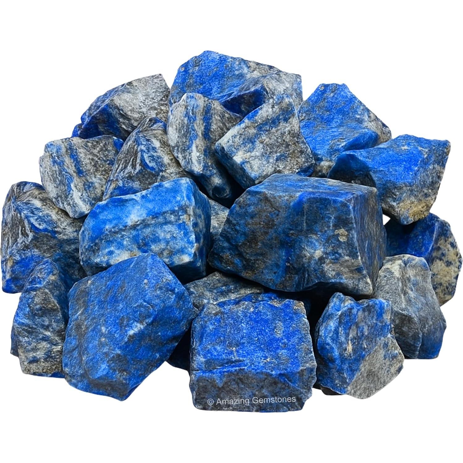 Piedras Crudas de Lápiz Lazuli - 2 Piezas Naturales para Sanación