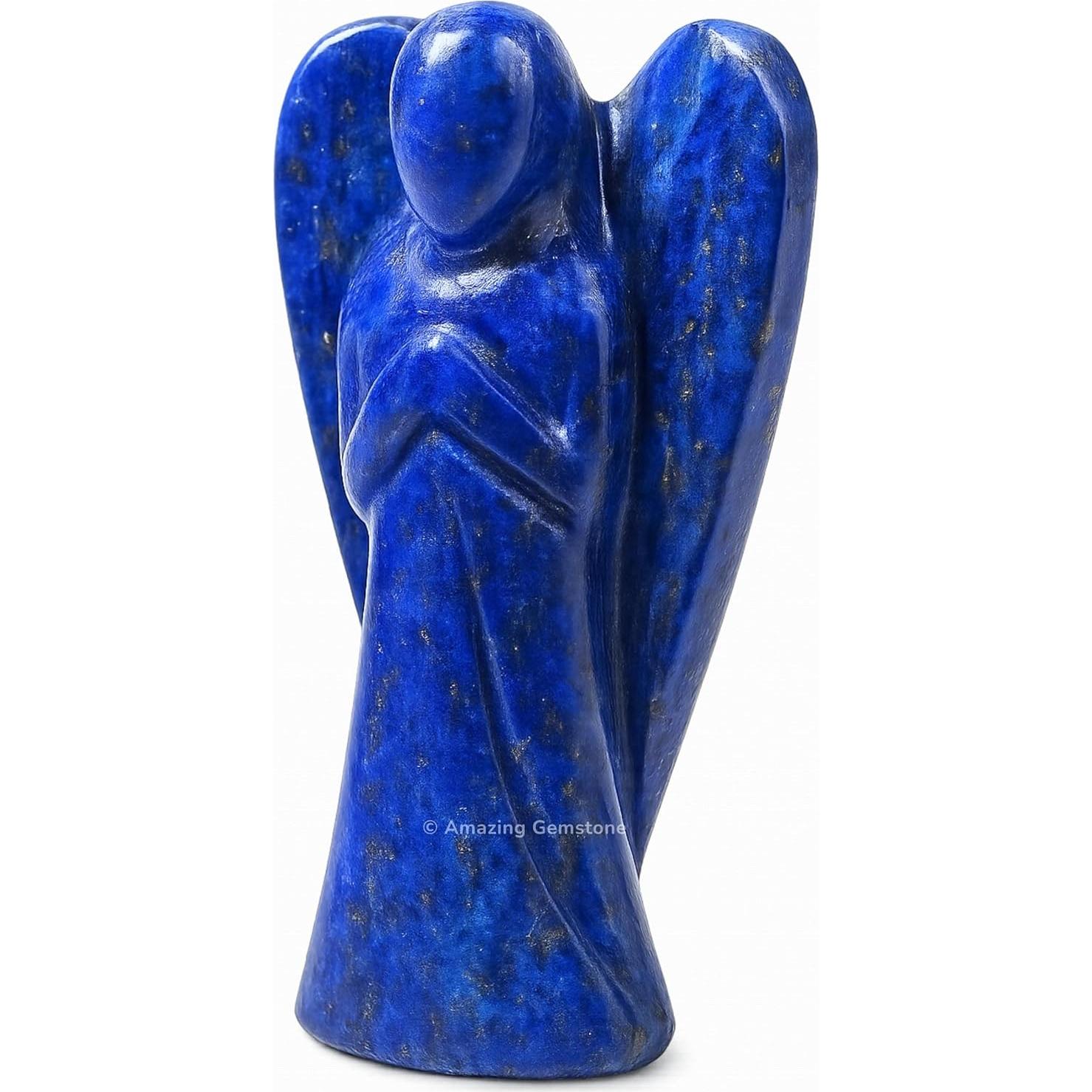Estatua de Ángel de Cristal Lapislázuli 3.81 cm - Sanador