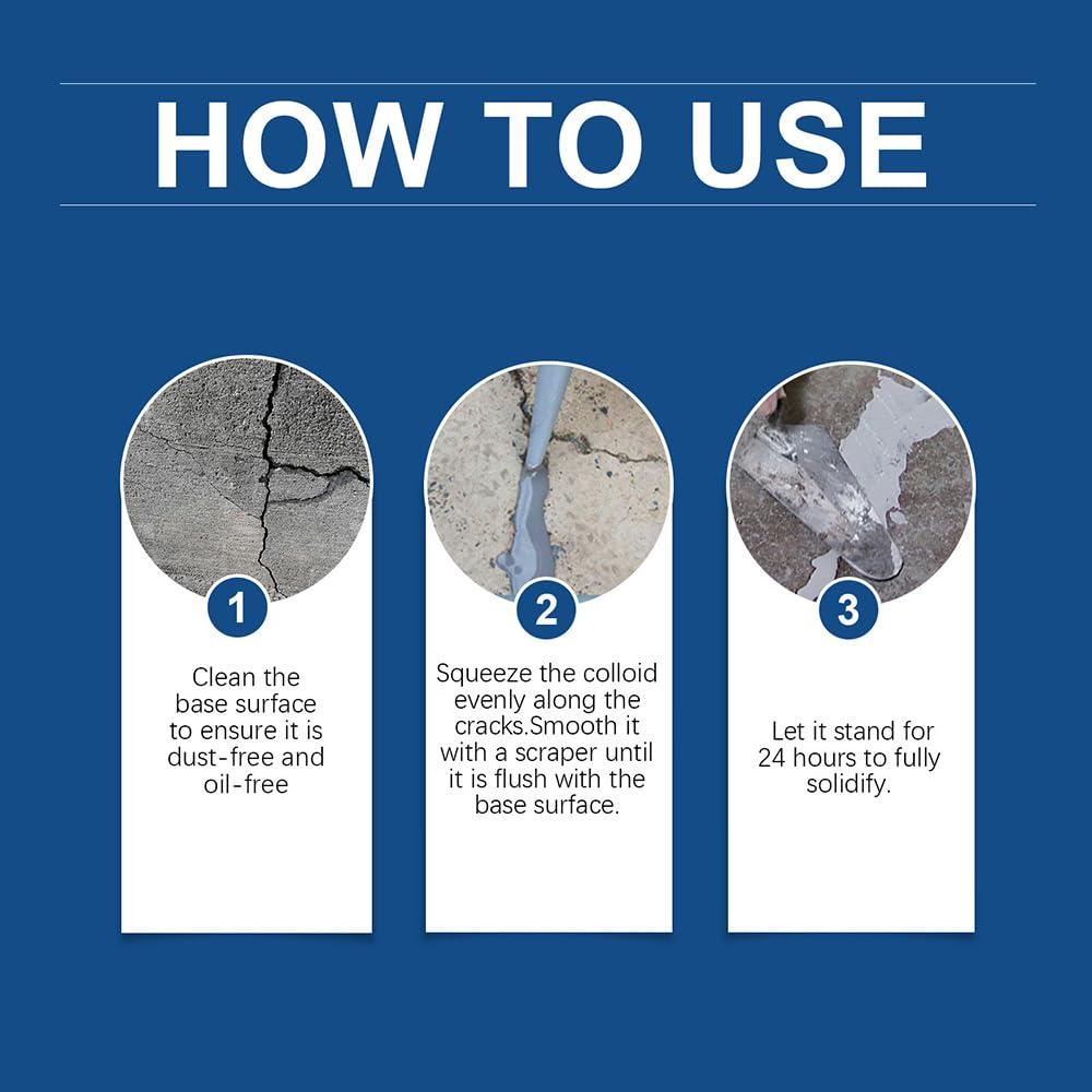 Rellenador de Grietas de Concreto Genérico 500ml Impermeable