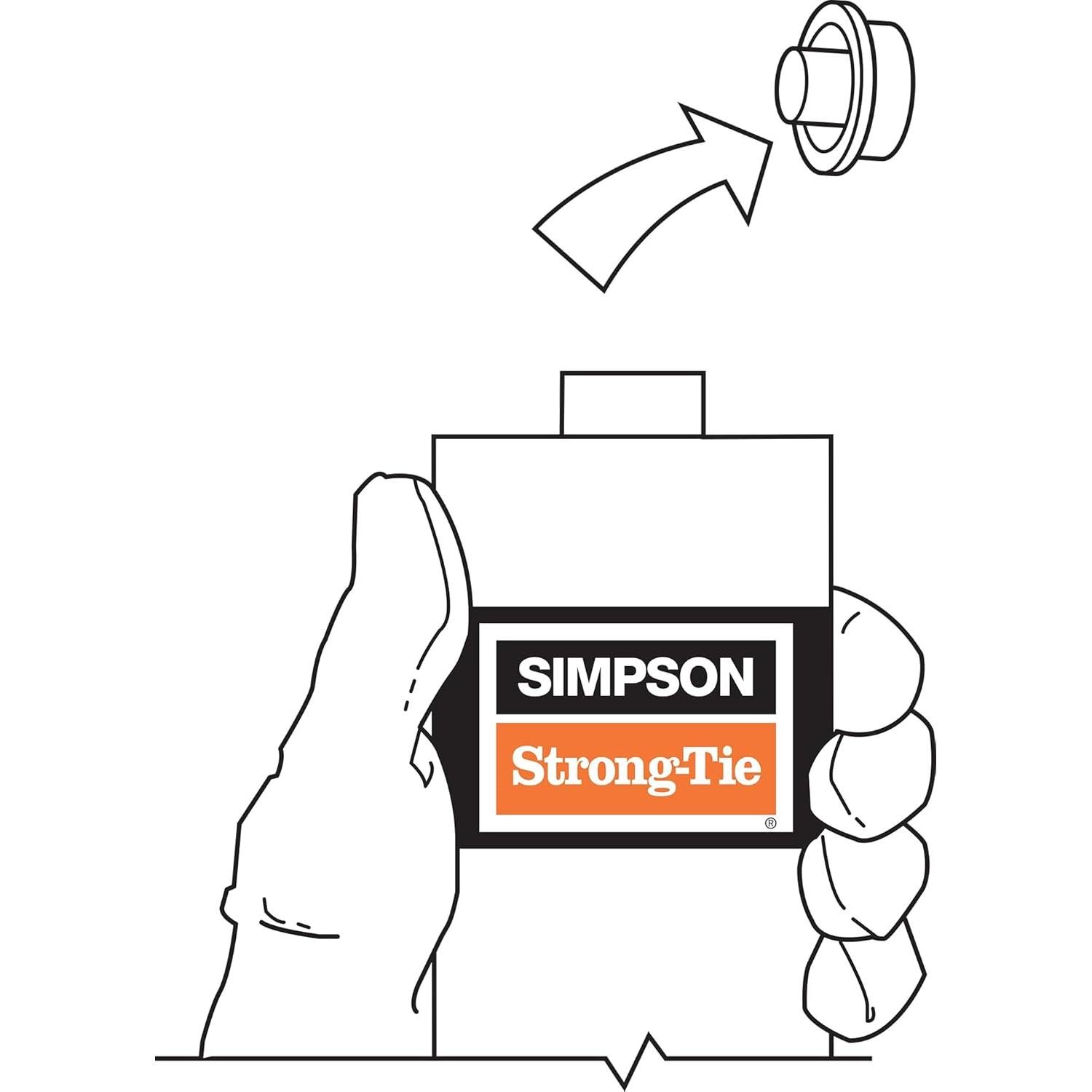 Kit de Inyección de Sellador de Grietas Simpson Strong-Tie 9 oz