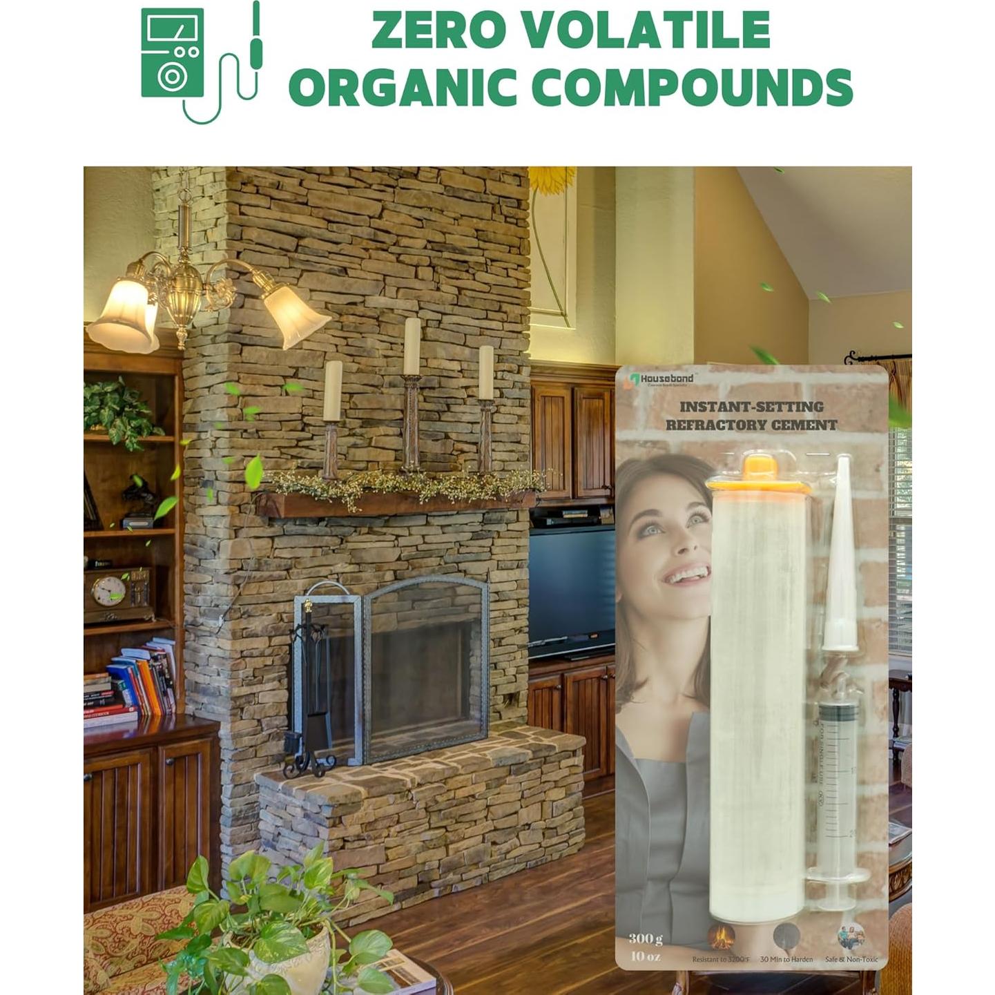 Cemento Refractario Housebond 300 g para Reparación de Hornos