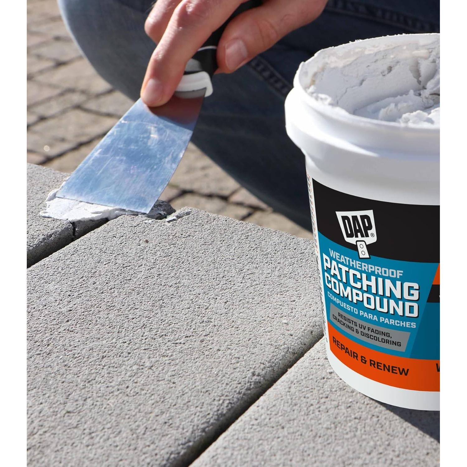 Compuesto de Parcheo Impermeable DAP 16 Oz Blanco