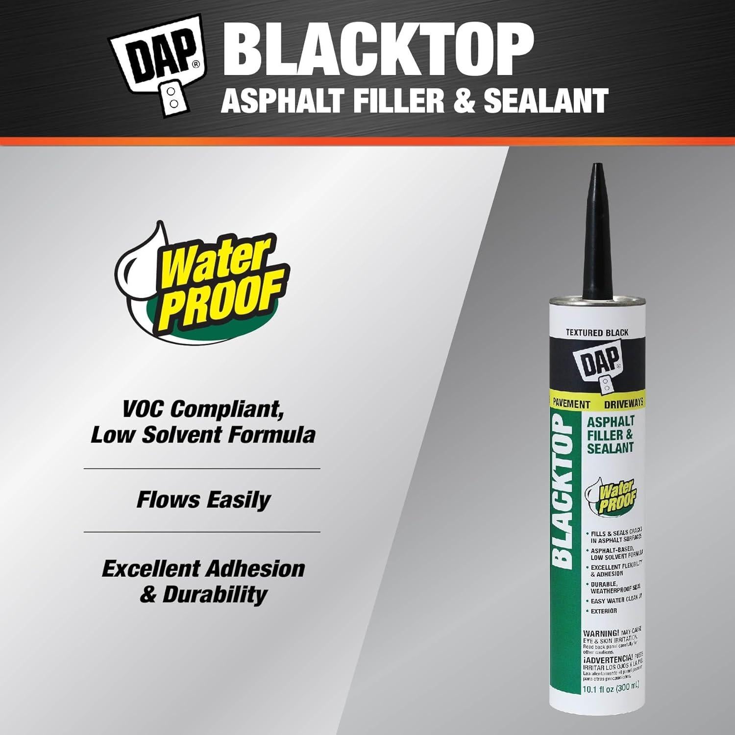 Sellador de Asfalto DAP Blacktop 286 g - Relleno Grietas