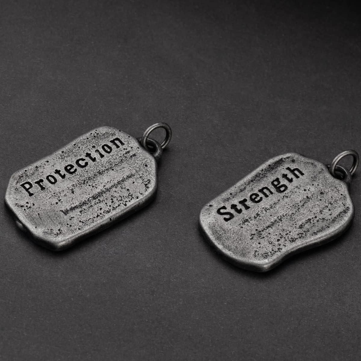 Collar Rúnico Vikingo ConfedeJewelry Acero Inoxidable Fuerza