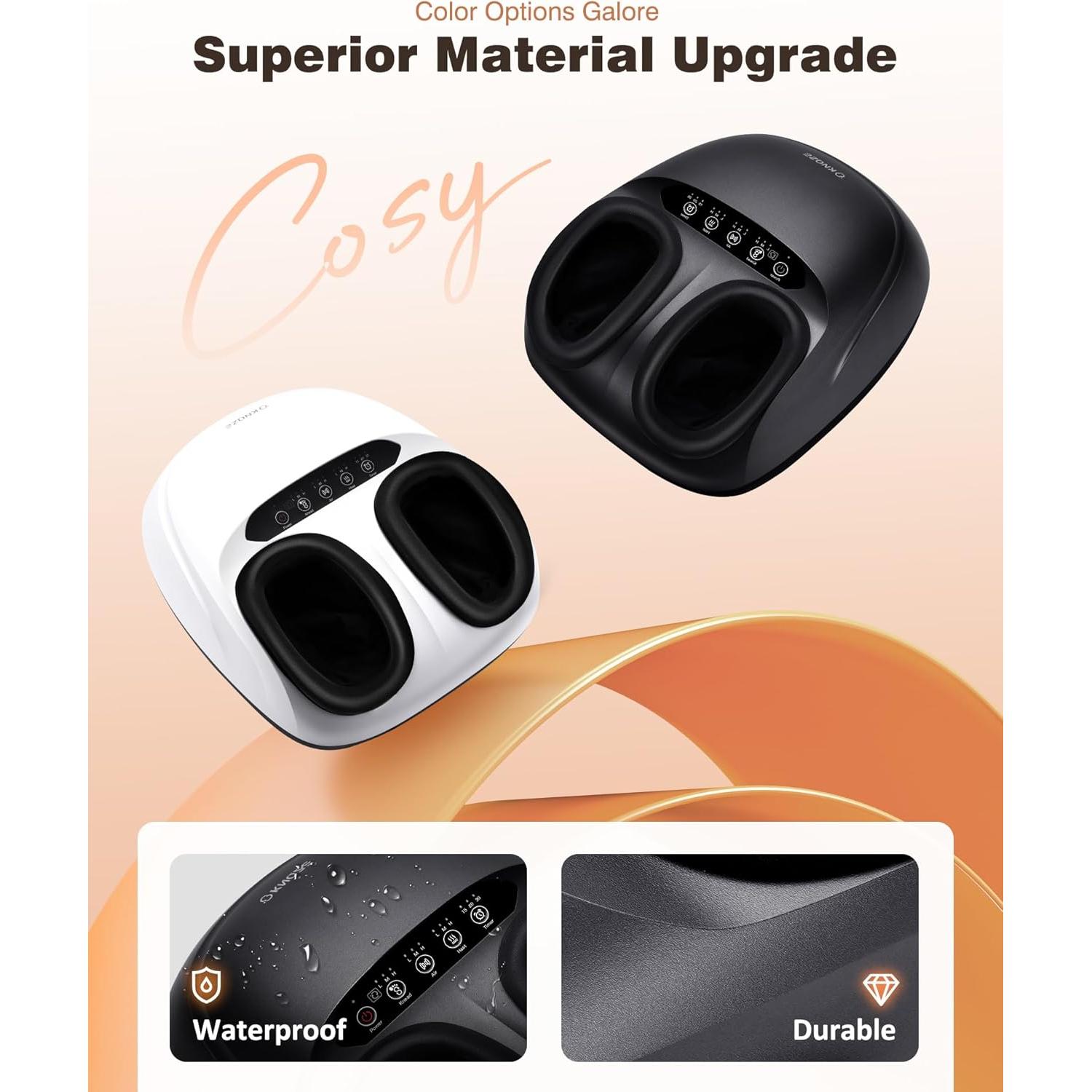 Masajeador de Pies KNQZE KF7 con Calor y Control Remoto