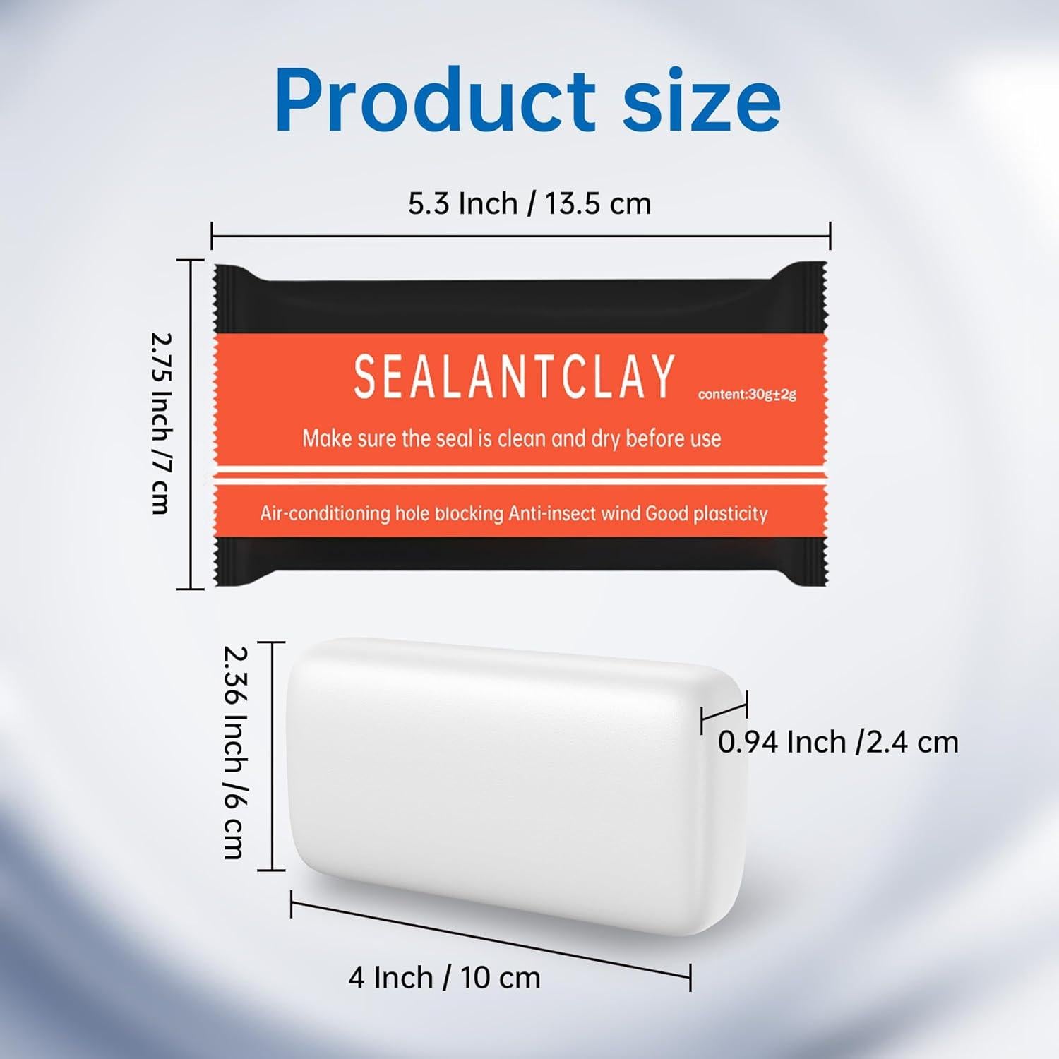 Masilla Selladora Impermeable LHOCEAN - Paquete de 6 x 30g