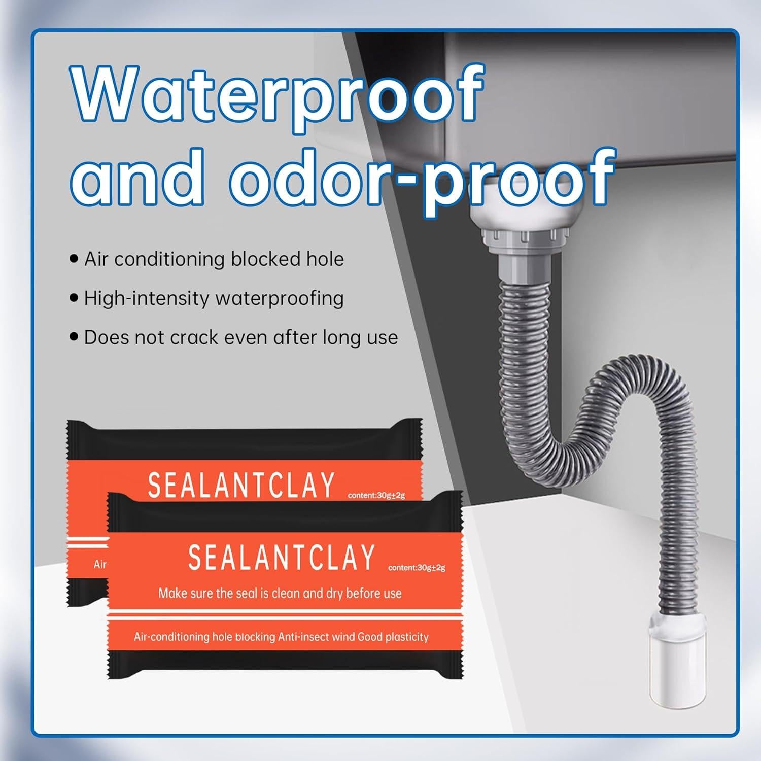 Masilla Selladora Impermeable LHOCEAN - Paquete de 6 x 30g