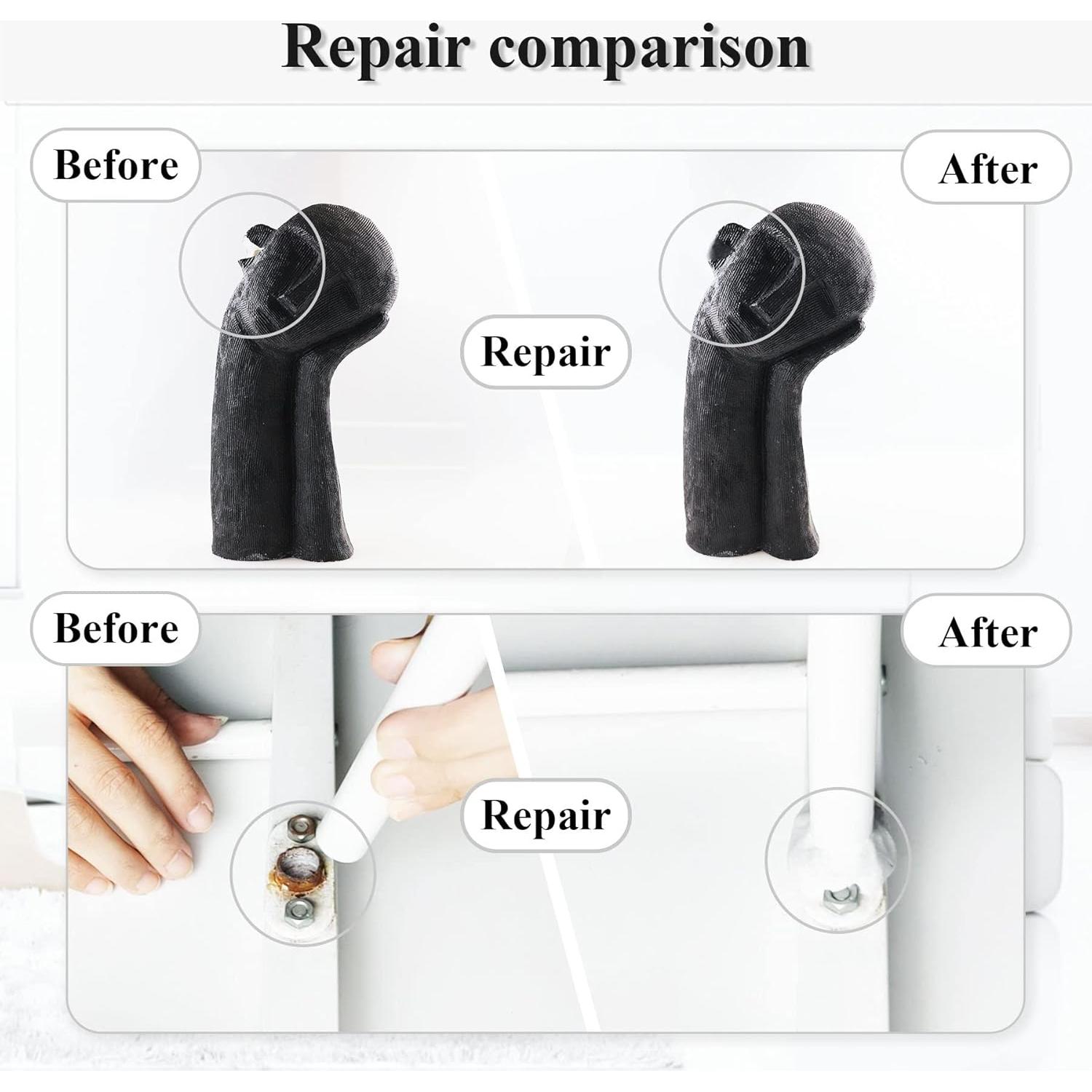 Masilla Epóxica VIKEYTIM 120g Negra, Rápida y Resistente al Agua