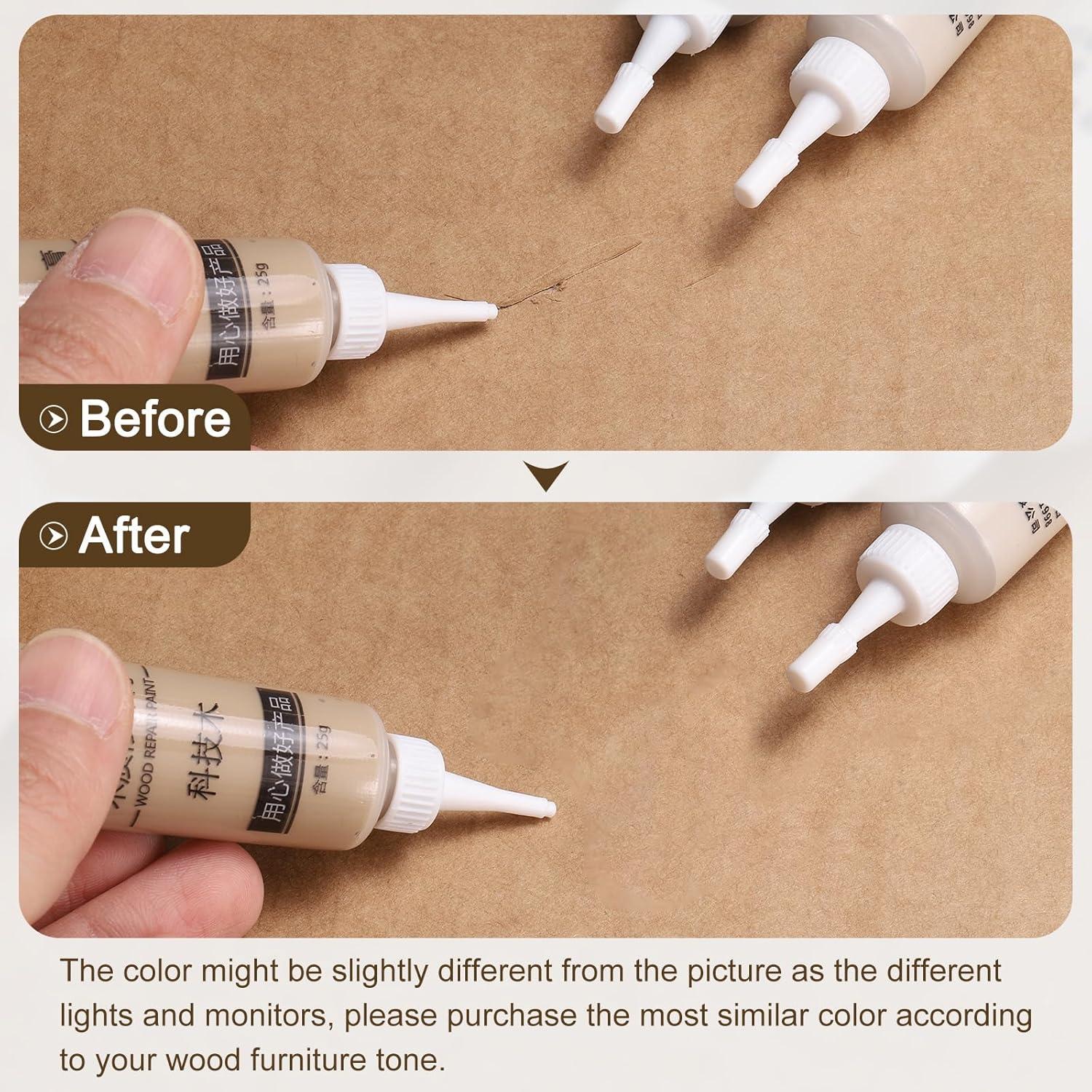 Kit de Reparación de Rasguños de Madera Harfington 12 Colores