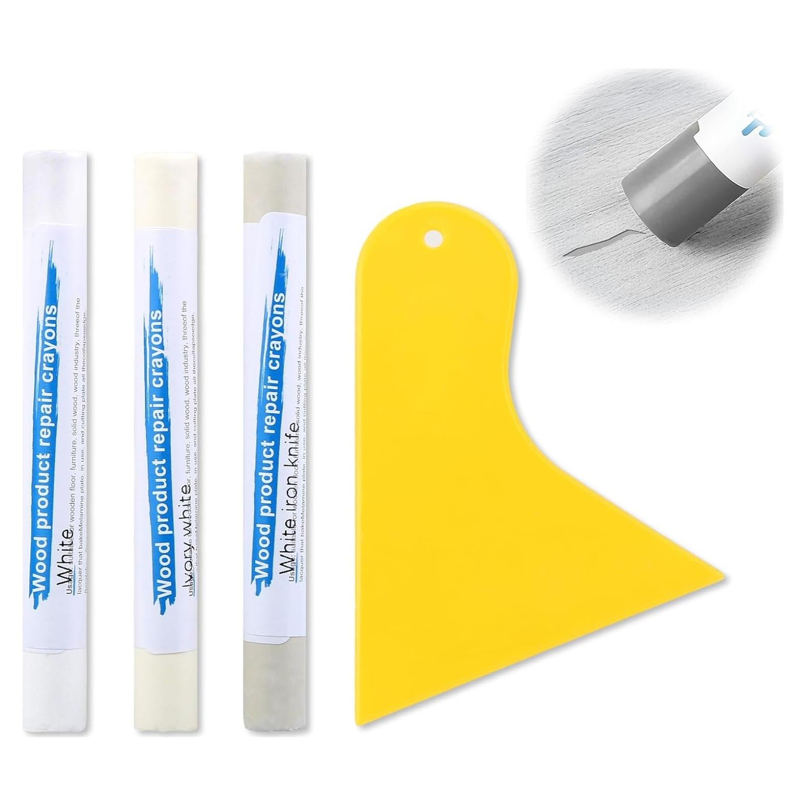 Pack de 3 Crayones de Reparación de Madera Blanca Aphohome