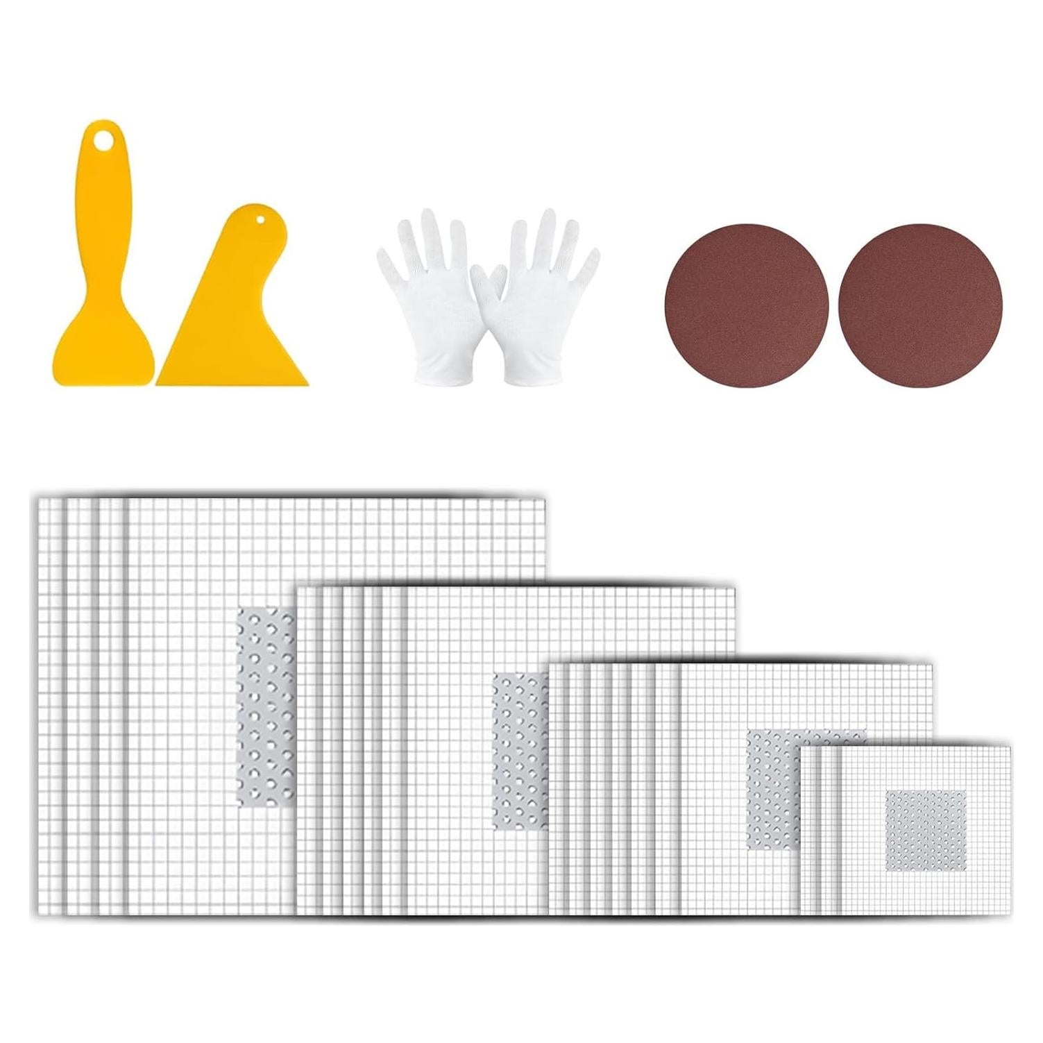 Kit de Reparación de Pared Lewrwet 20 Piezas con Parches