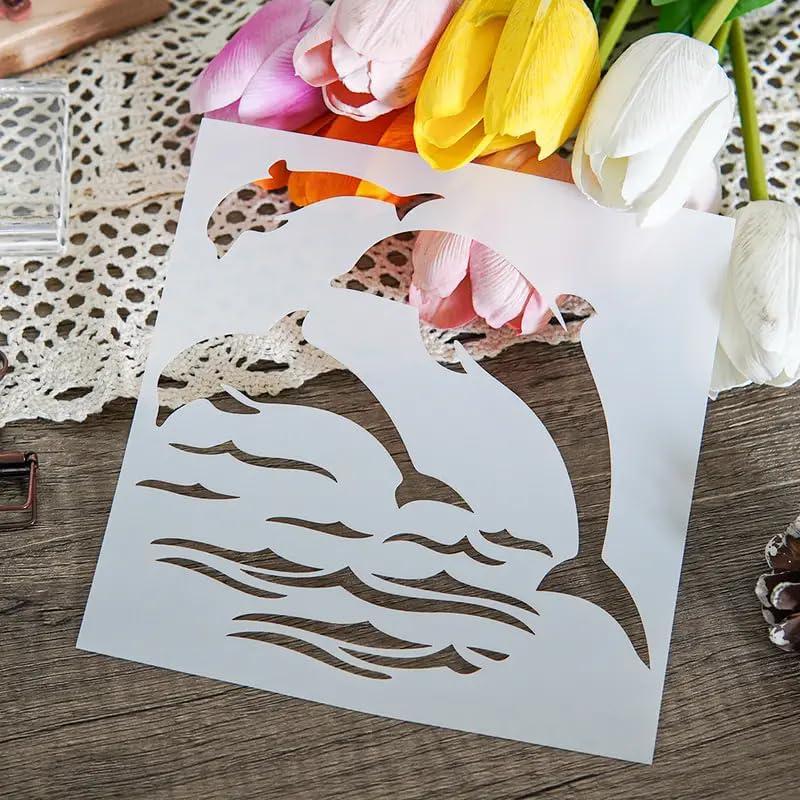 Plantilla Reutilizable para Pintura en Spray Hubangzhu 9x8 cm