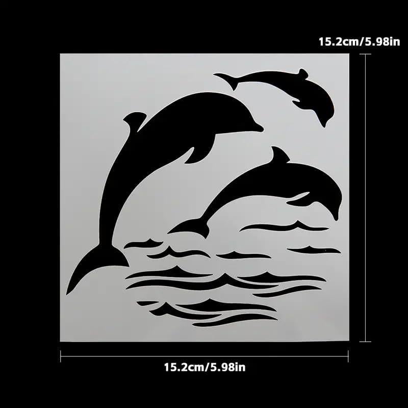 Plantilla Reutilizable para Pintura en Spray Hubangzhu 9x8 cm