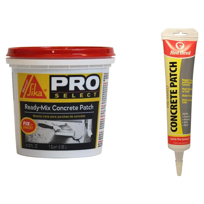 Parche de Concreto Sikacryl 0.95 L y Red Devil 148.5 ml Gris