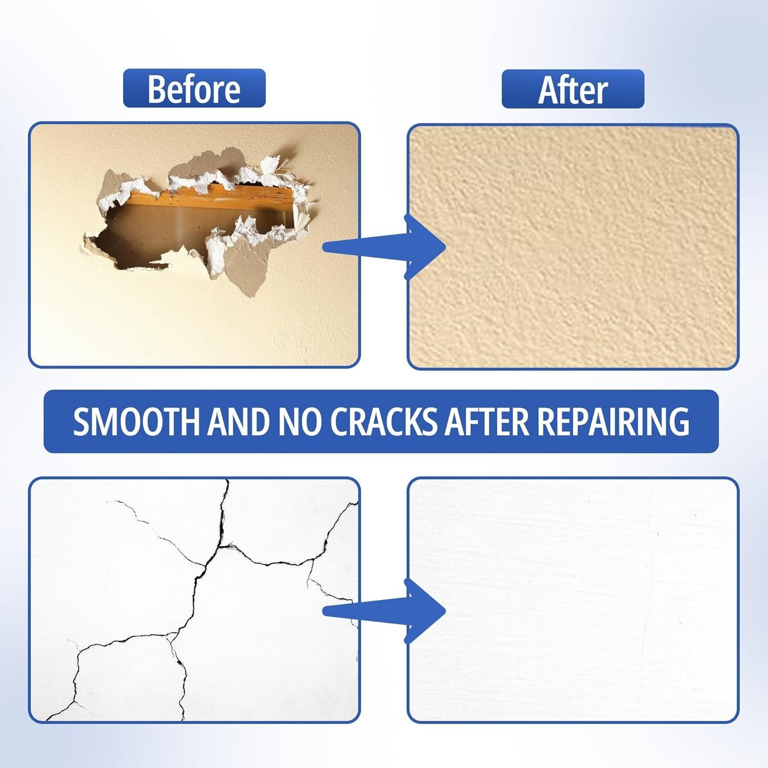 Kit de Reparación de Pared FF NEXUS - 4 Parches Aluminio 10x15 cm