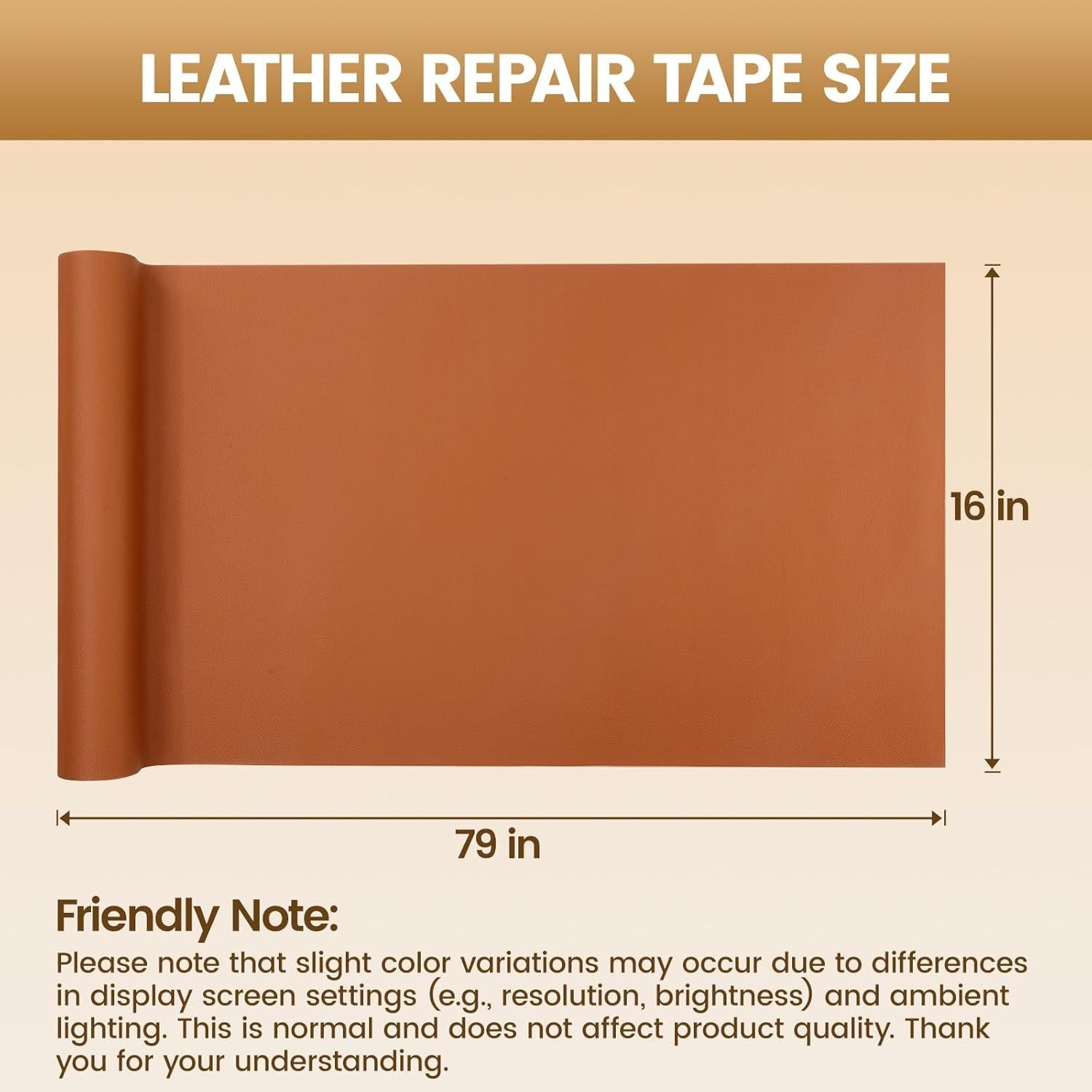 Parche de Reparación de Cuero WALLAX 40.6x200.7cm Gris