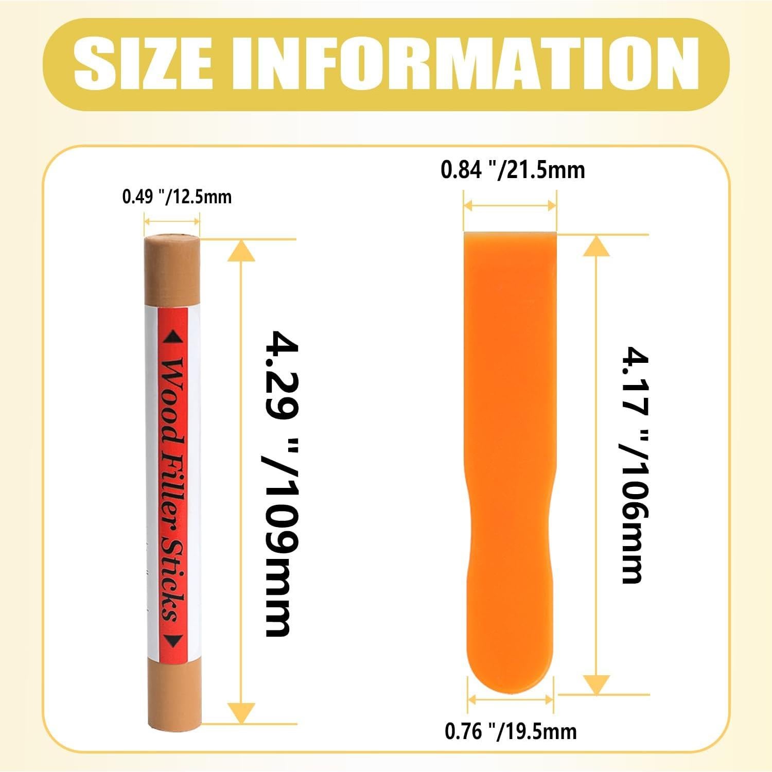 Kit de Barras de Relleno de Madera XLWJBES - 20 Colores