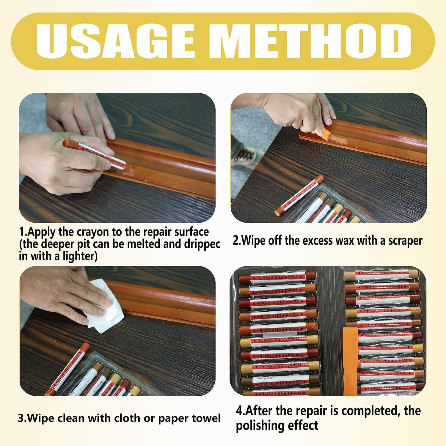 Kit de Barras de Relleno de Madera XLWJBES - 20 Colores