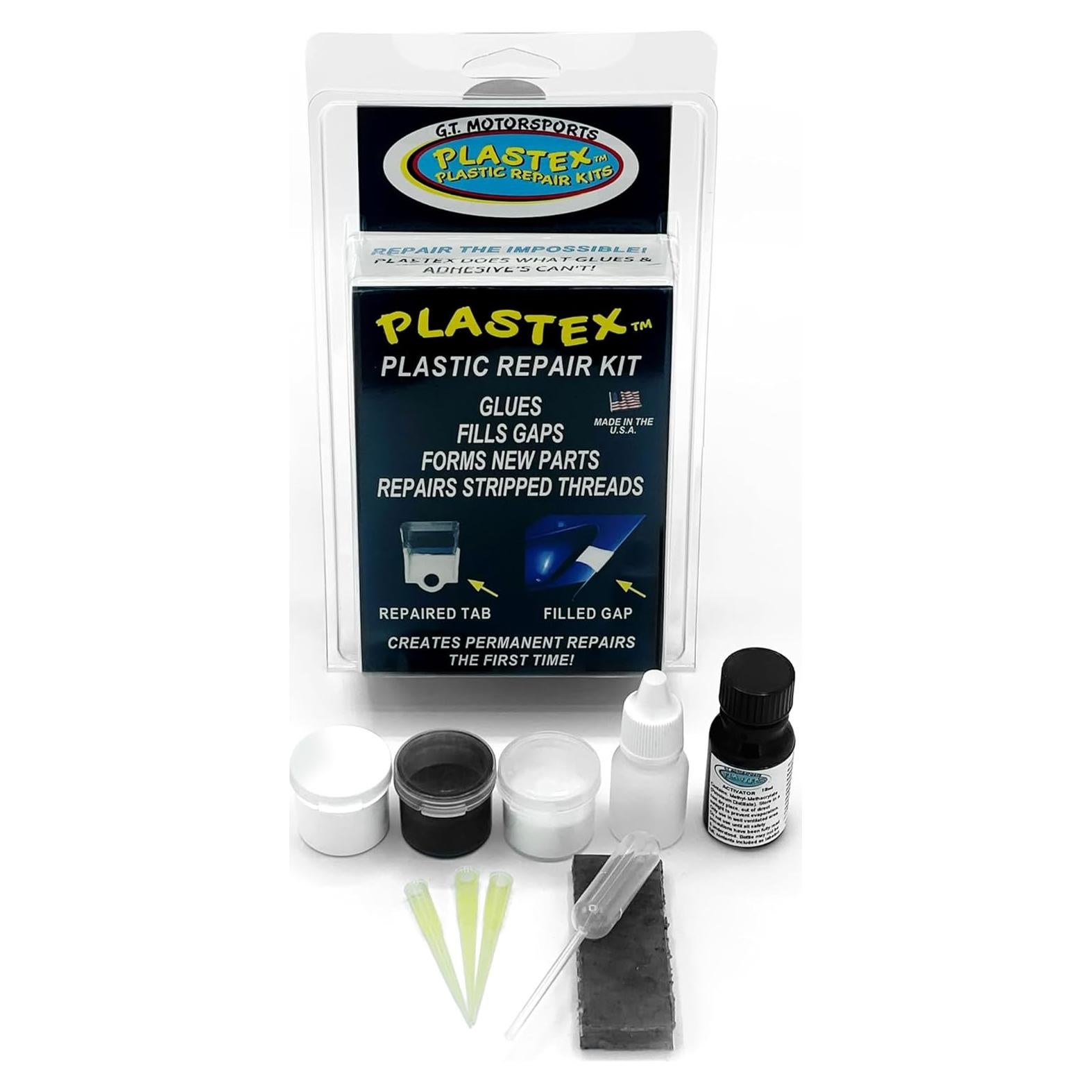 Kit de Reparación Plastex - Repara Plástico, Madera y Más