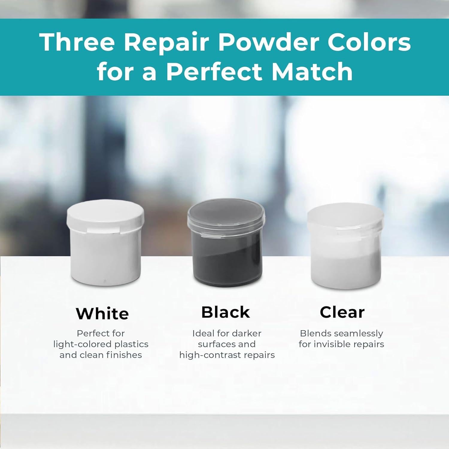 Kit de Reparación Plastex - Repara Plástico, Madera y Más