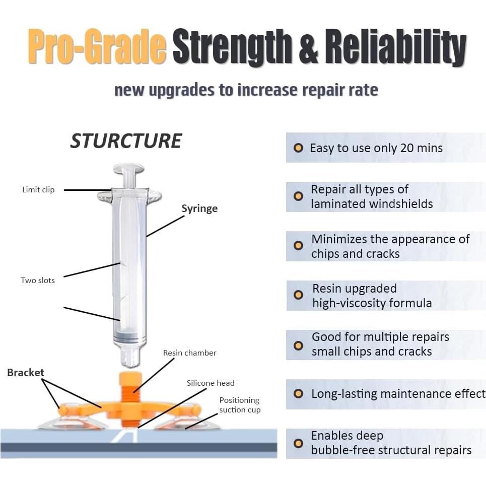 Kit de Reparación de Parabrisas G GABRIELMODU AWRK-001 90g