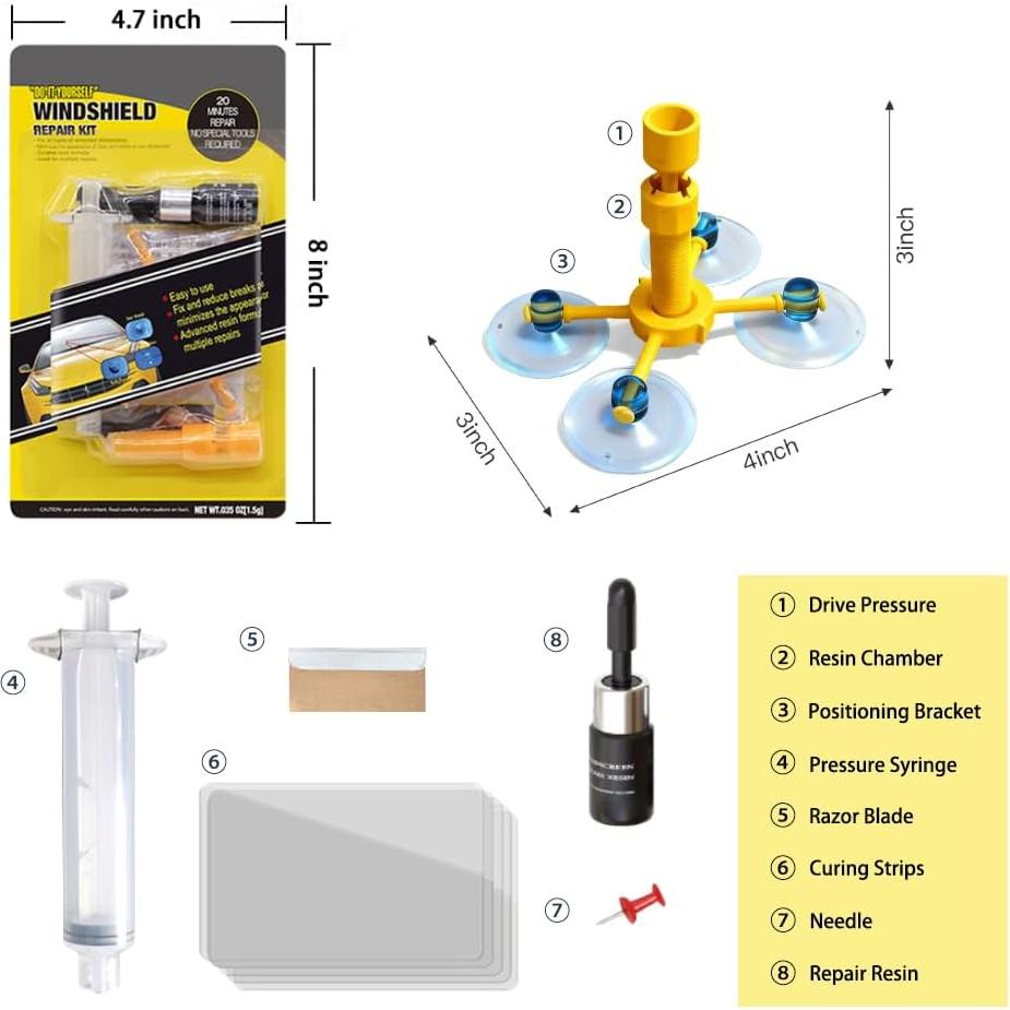 Kit de Reparación de Parabrisas G GABRIELMODU AWRK-001 90g