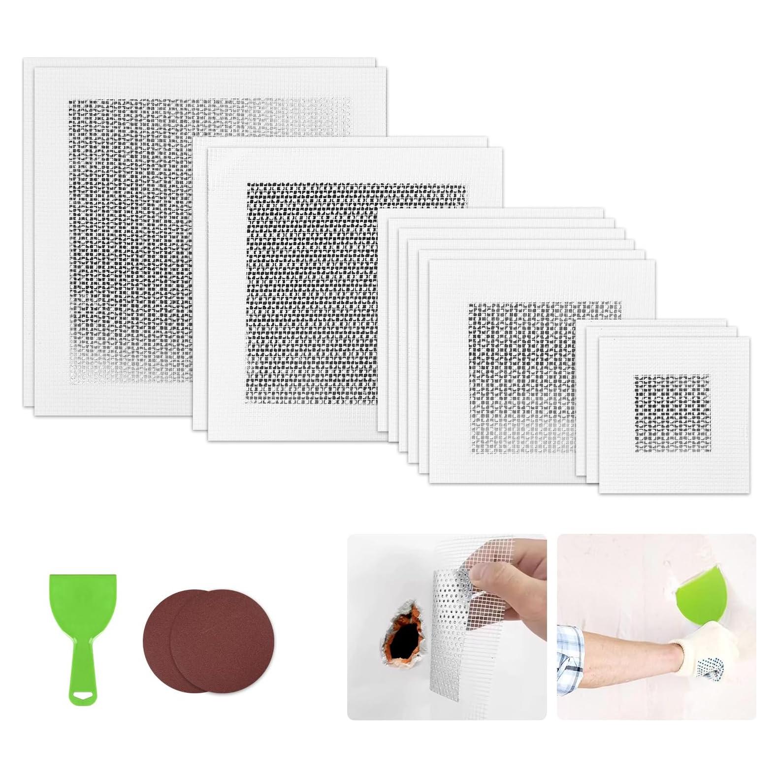 Kit de Reparación de Drywall Farady 16 Piezas Autoadhesivo