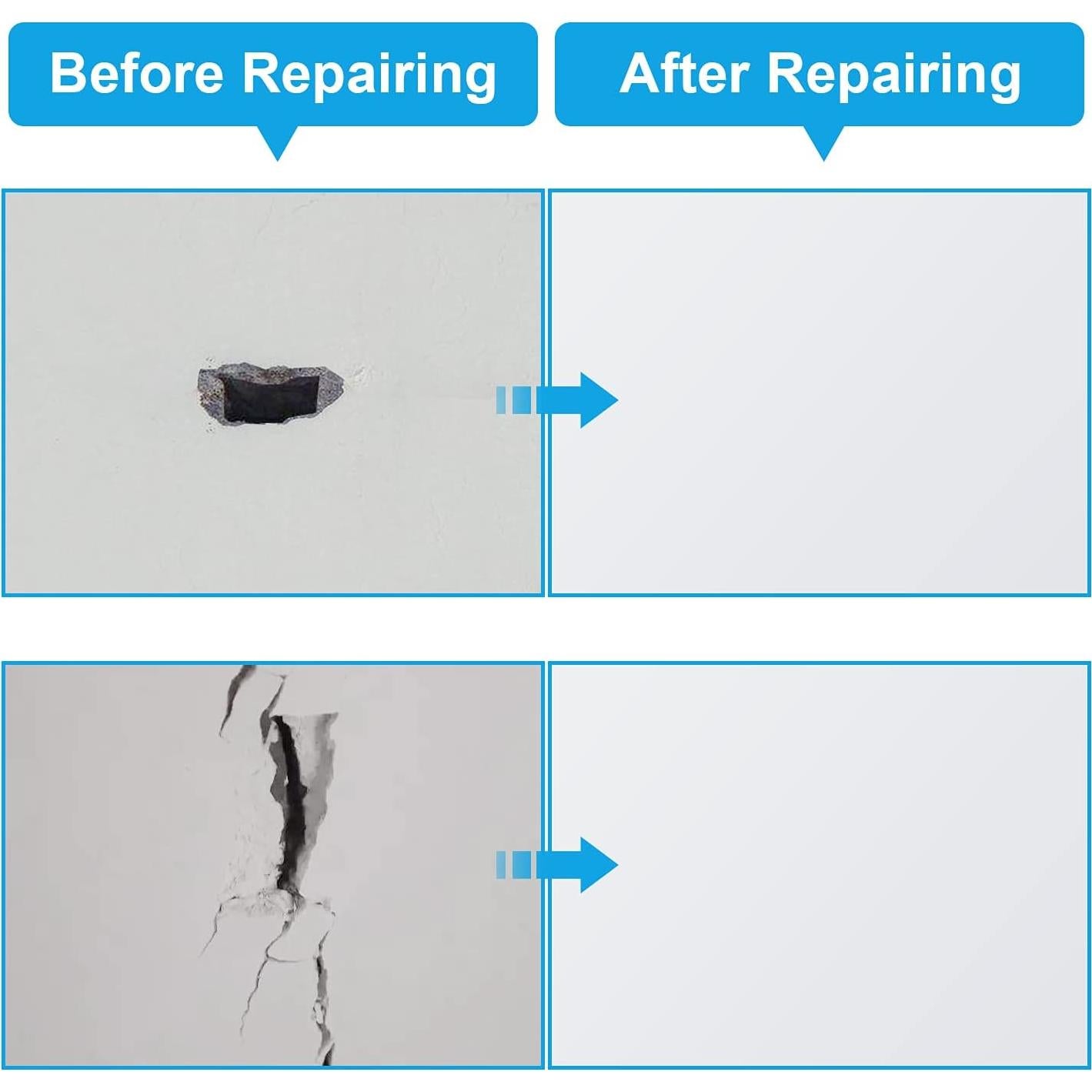 Kit de Reparación de Drywall SOSFKIM 250g Masilla Ecológica