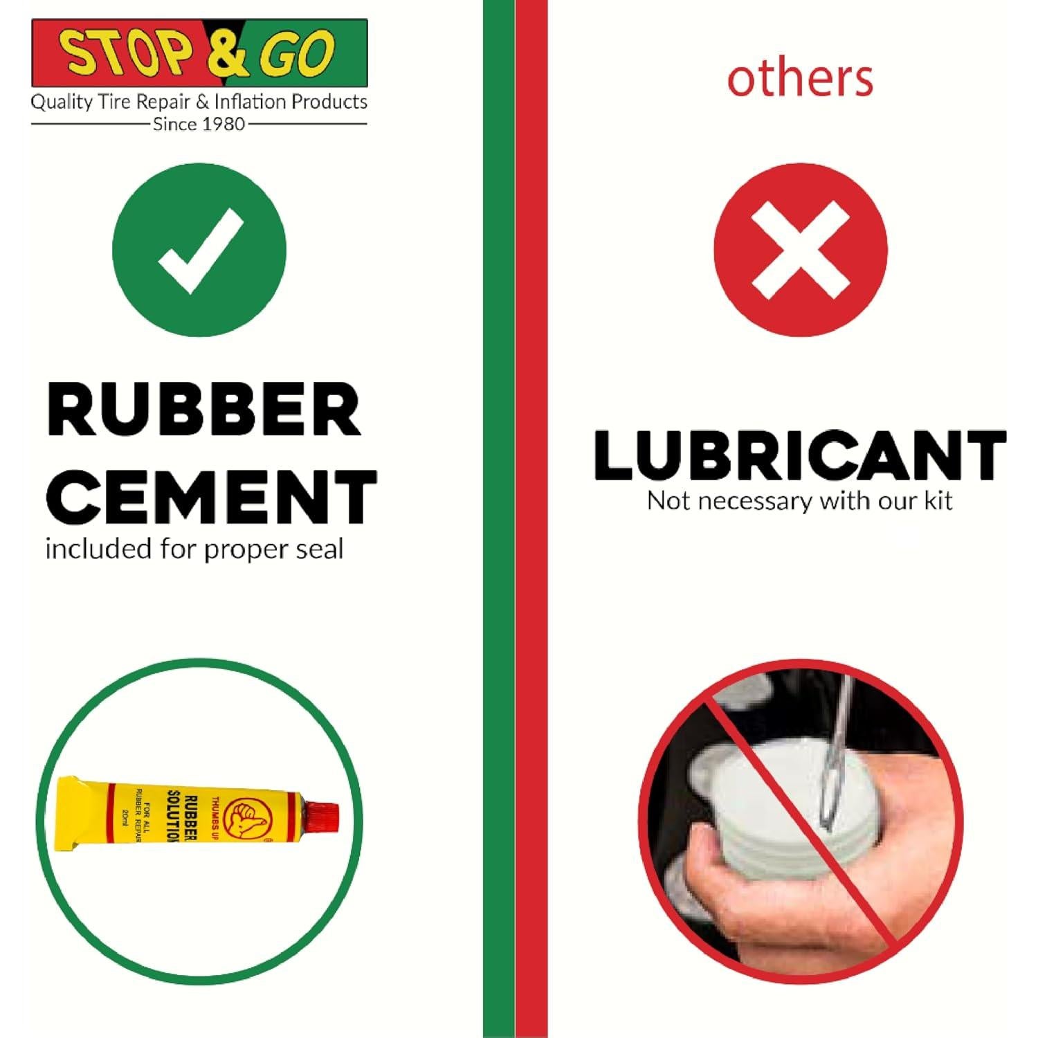 Kit de Reparación de Neumáticos Stop & Go 3002 - 8 Piezas