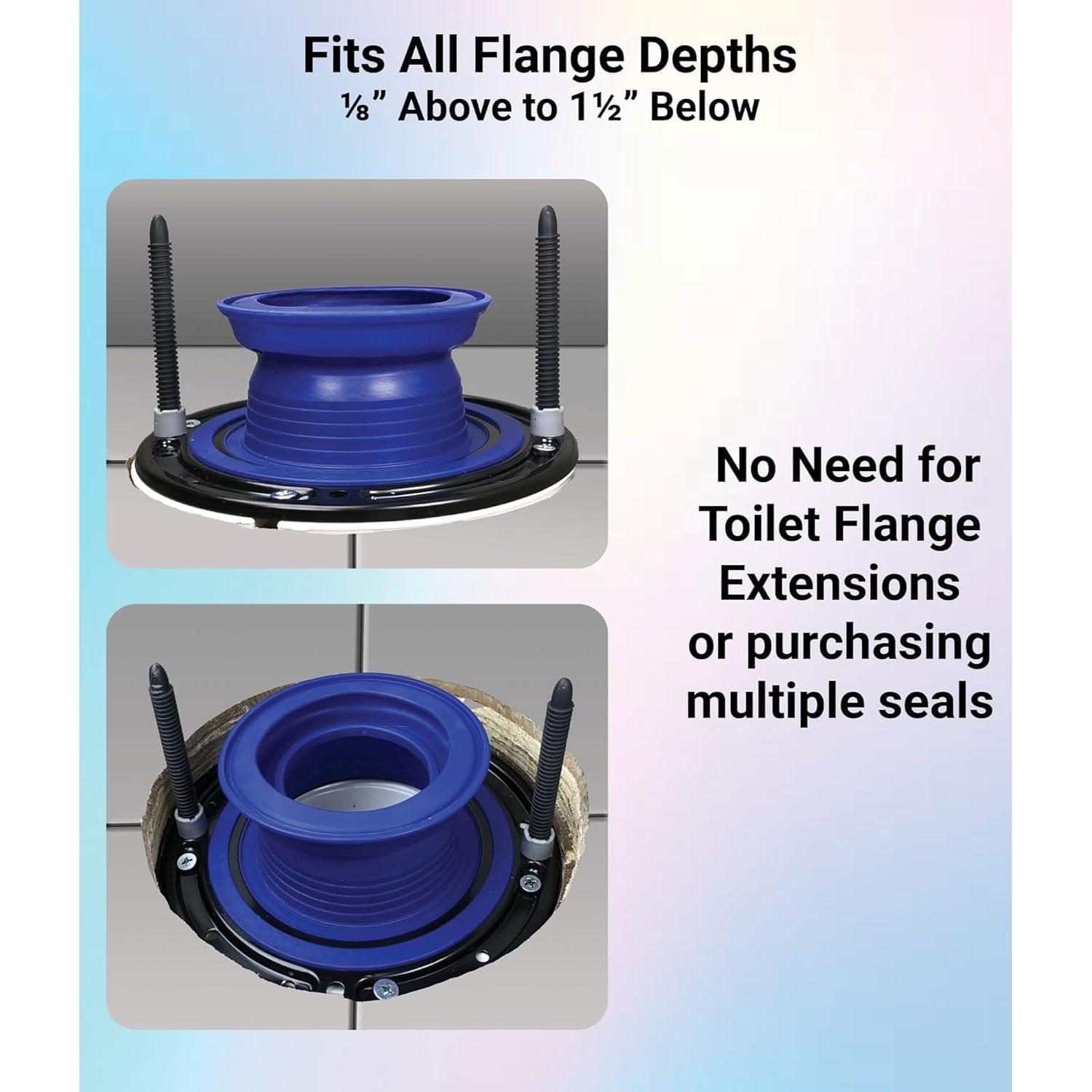 Kit de Reparación de Flange de Inodoro One N Done - Azul