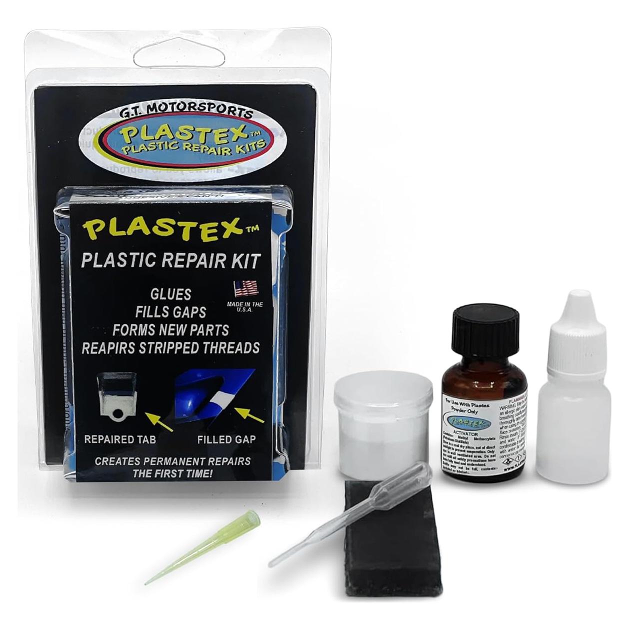 Kit de Reparación Plastex Pequeño - Plástico, Madera y Más