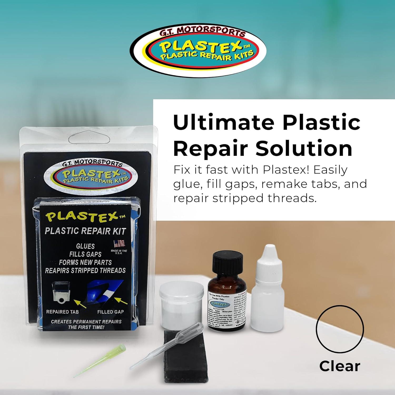 Kit de Reparación Plastex Pequeño - Plástico, Madera y Más