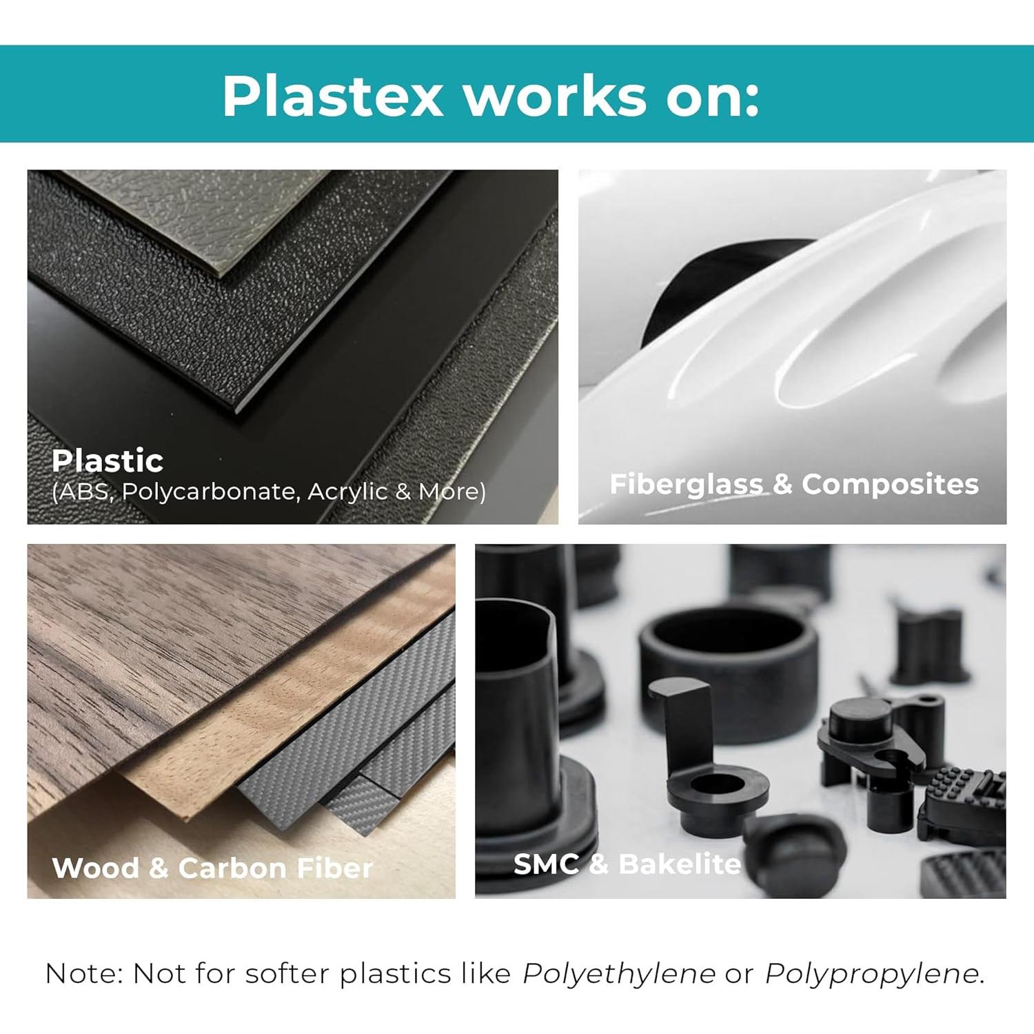 Kit de Reparación Plastex Pequeño - Plástico, Madera y Más