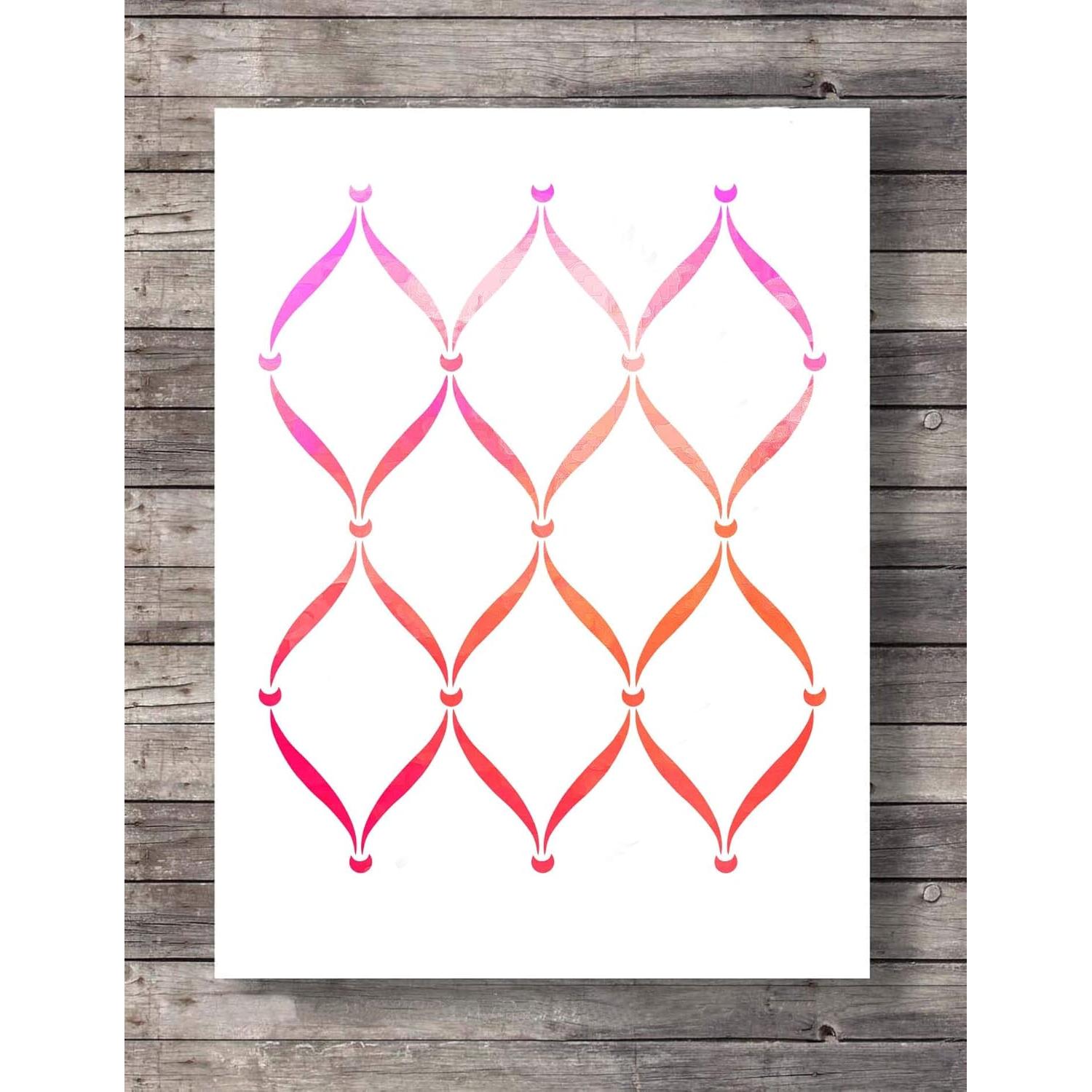 Plantilla de Pared GSS Designs SL-043 50.8x61 cm Reutilizable