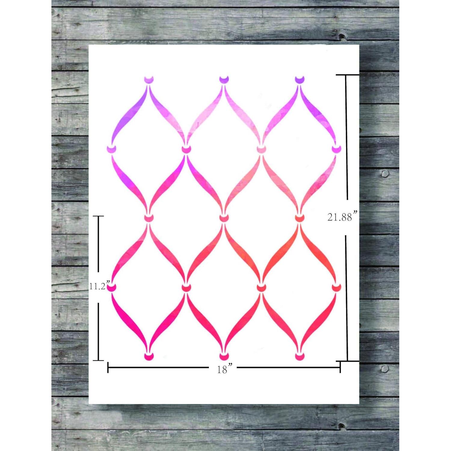 Plantilla de Pared GSS Designs SL-043 50.8x61 cm Reutilizable