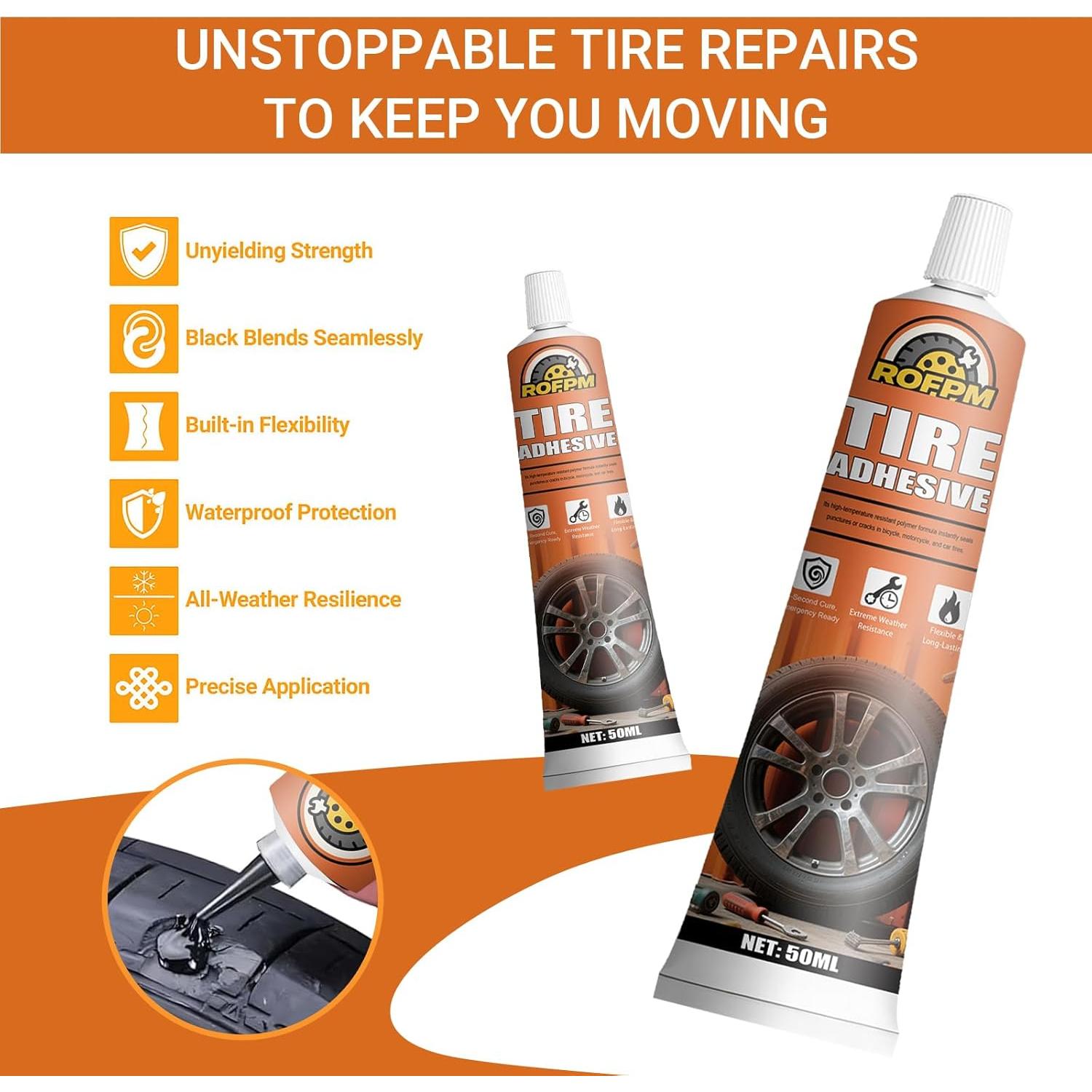 Kit de Pegamento para Neumáticos ROFPM TireGlue-A001 100 ml