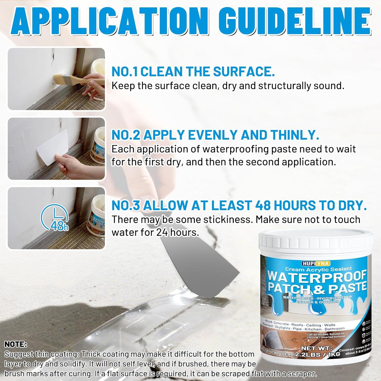 Pasta Selladora Rubberizada Impermeable 1kg Hangzhou Huyan